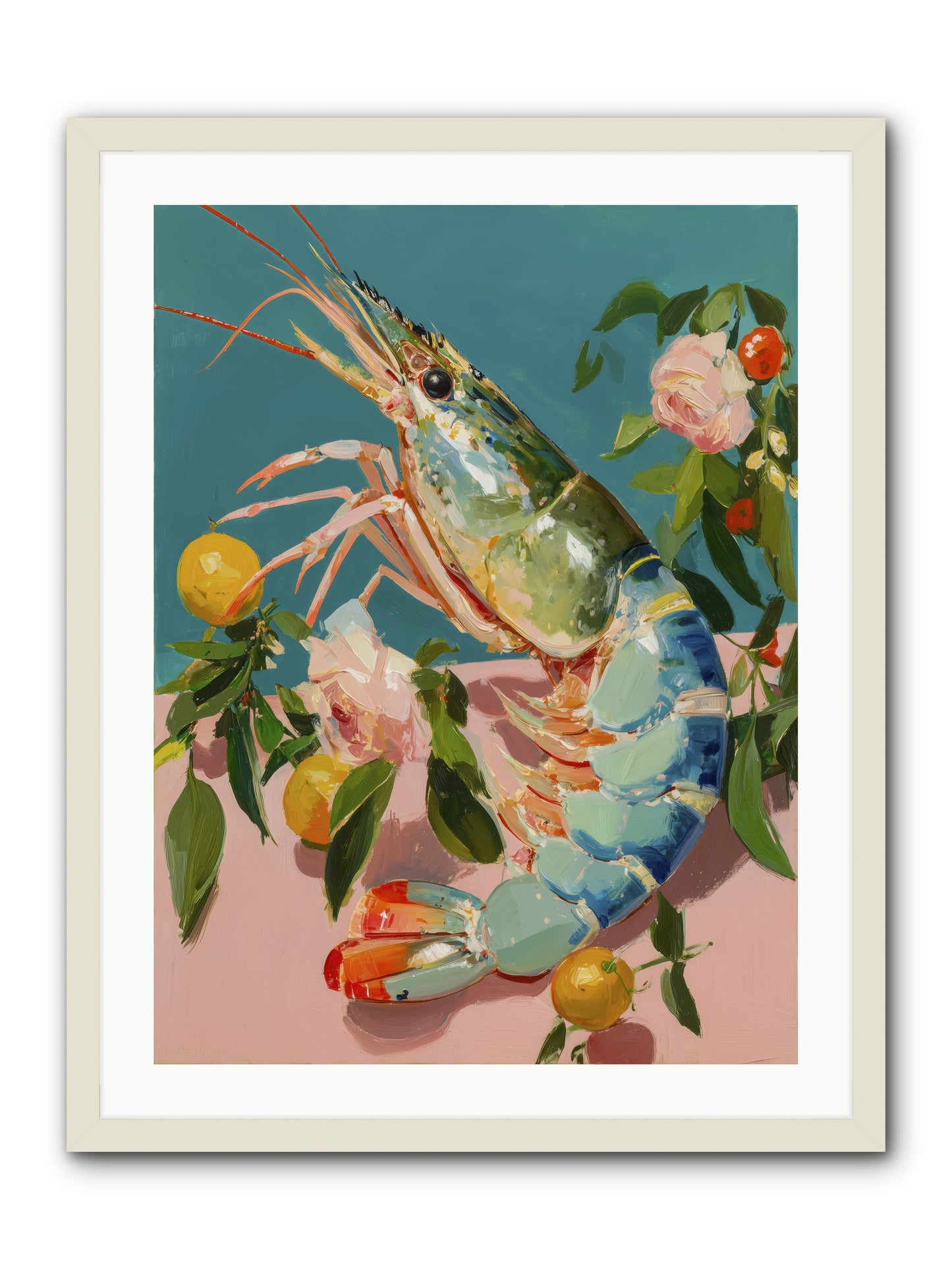 Gourmet Gold -- Framed Print - White 24x32
