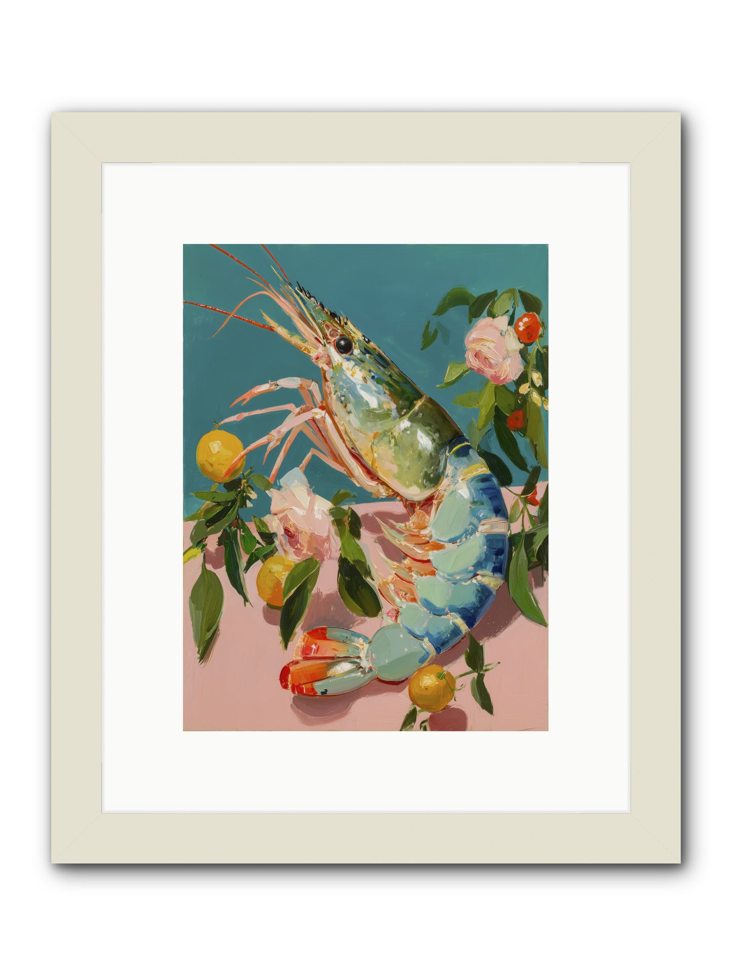 Gourmet Gold -- Framed Print - White 9x12