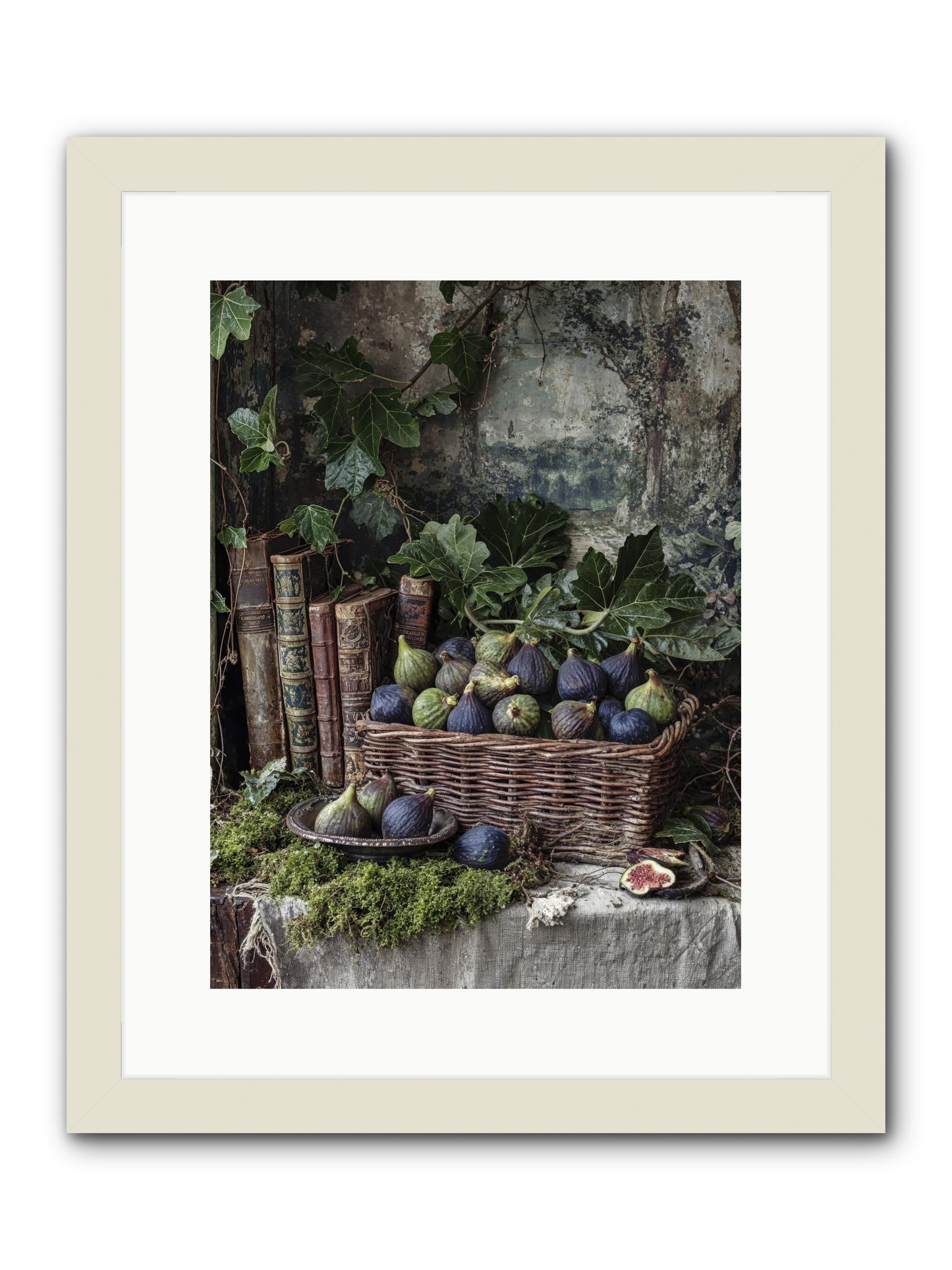 Grace Distilled -- Framed Print - White 12x16