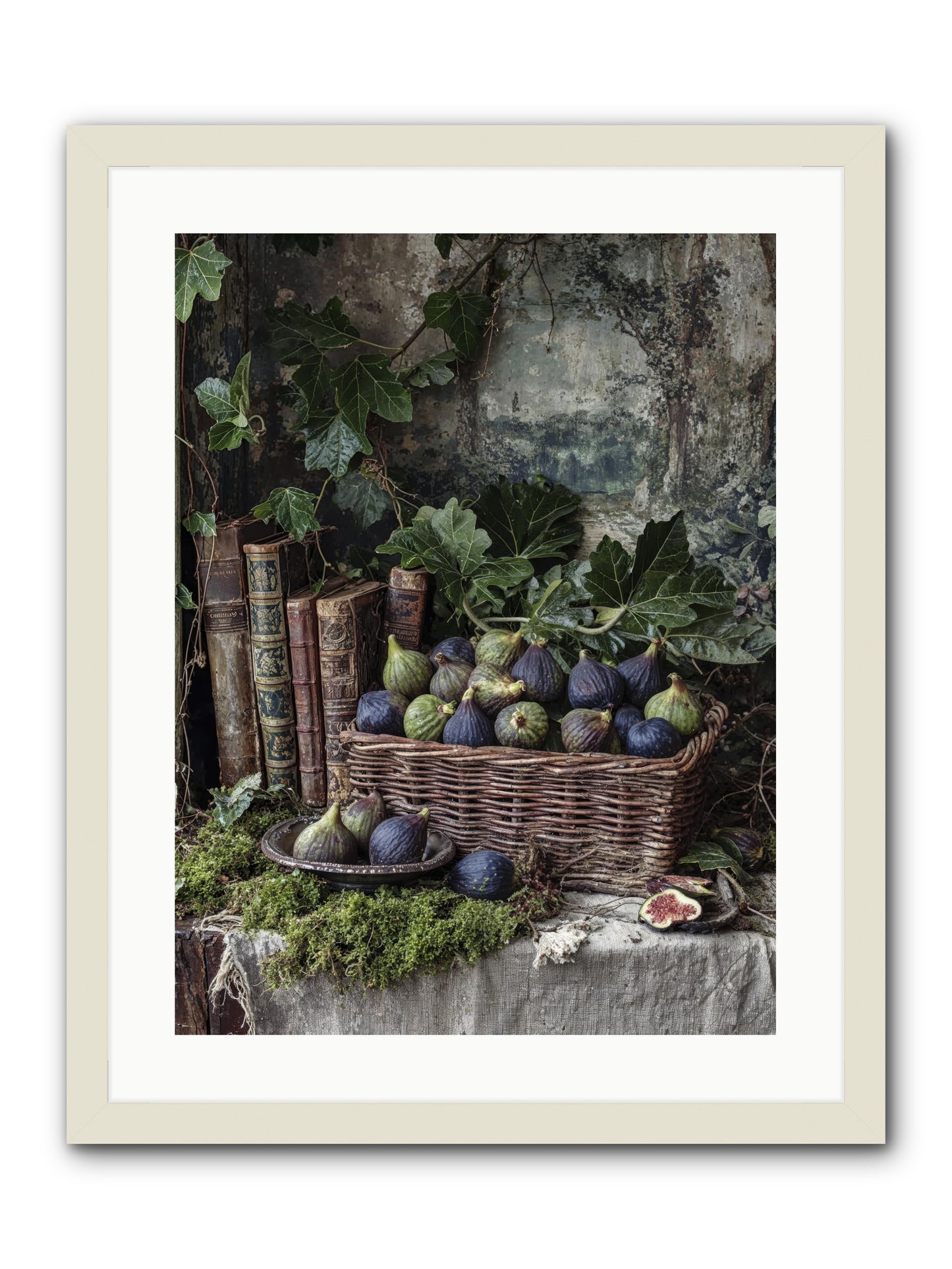 Grace Distilled -- Framed Print - White 18x24