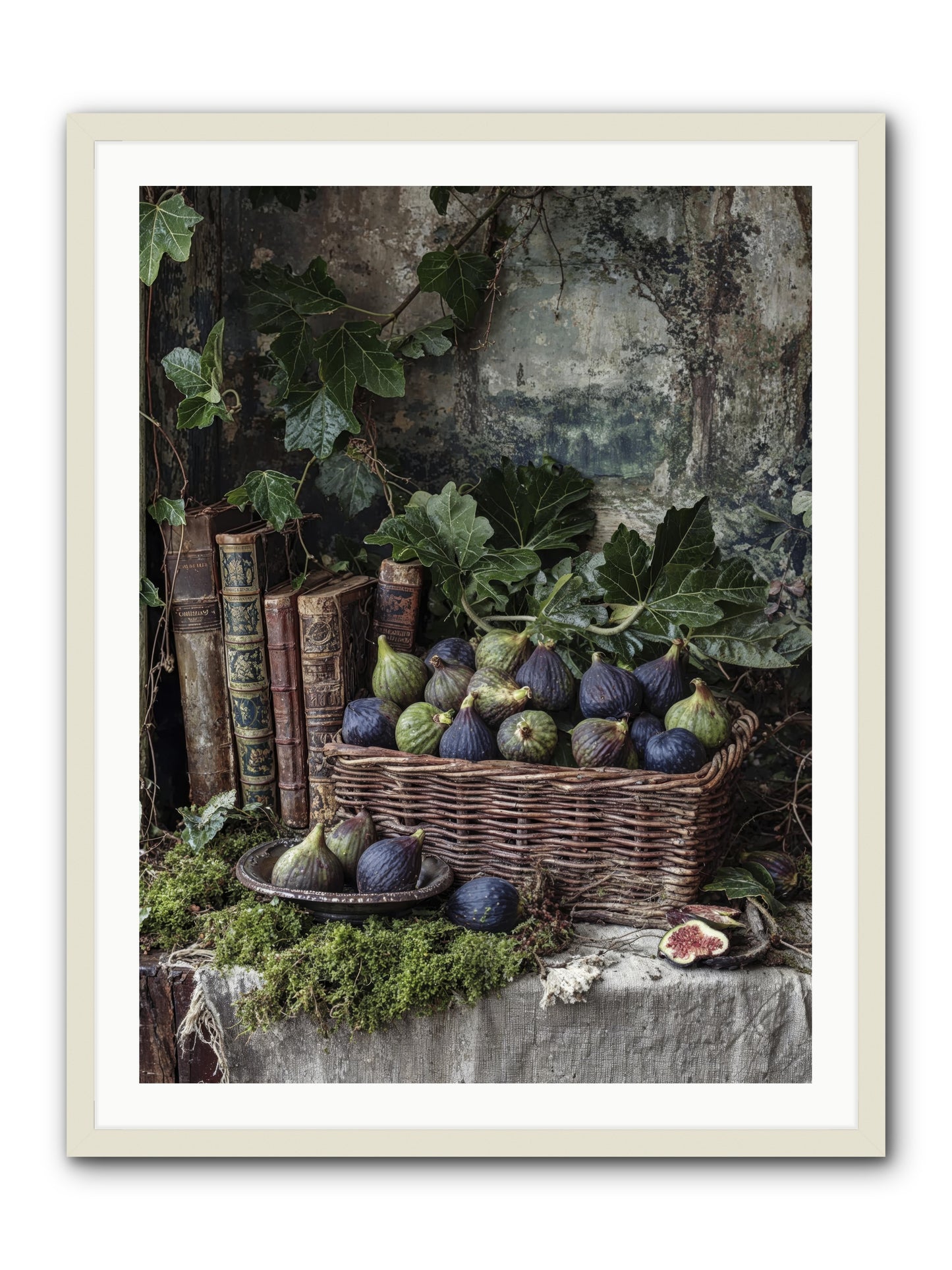 Grace Distilled -- Framed Print - White 30x40