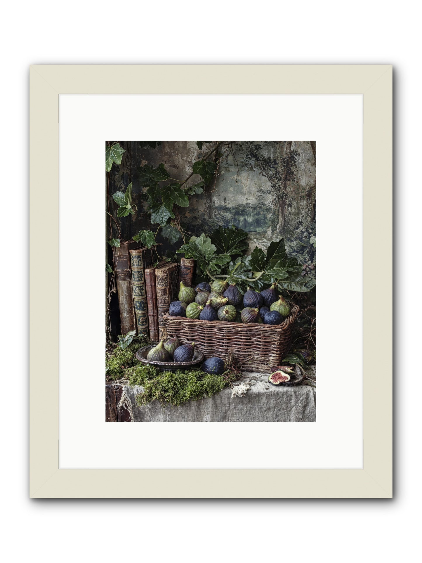Grace Distilled -- Framed Print - White 9x12