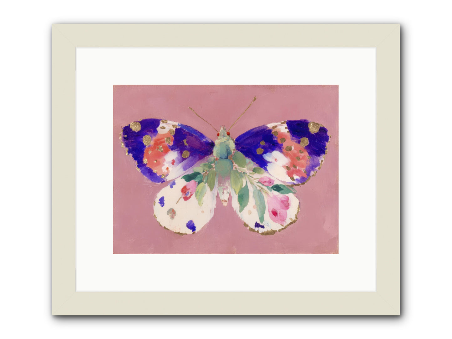 Grace Found its mirror -- Framed Print - White 12x9