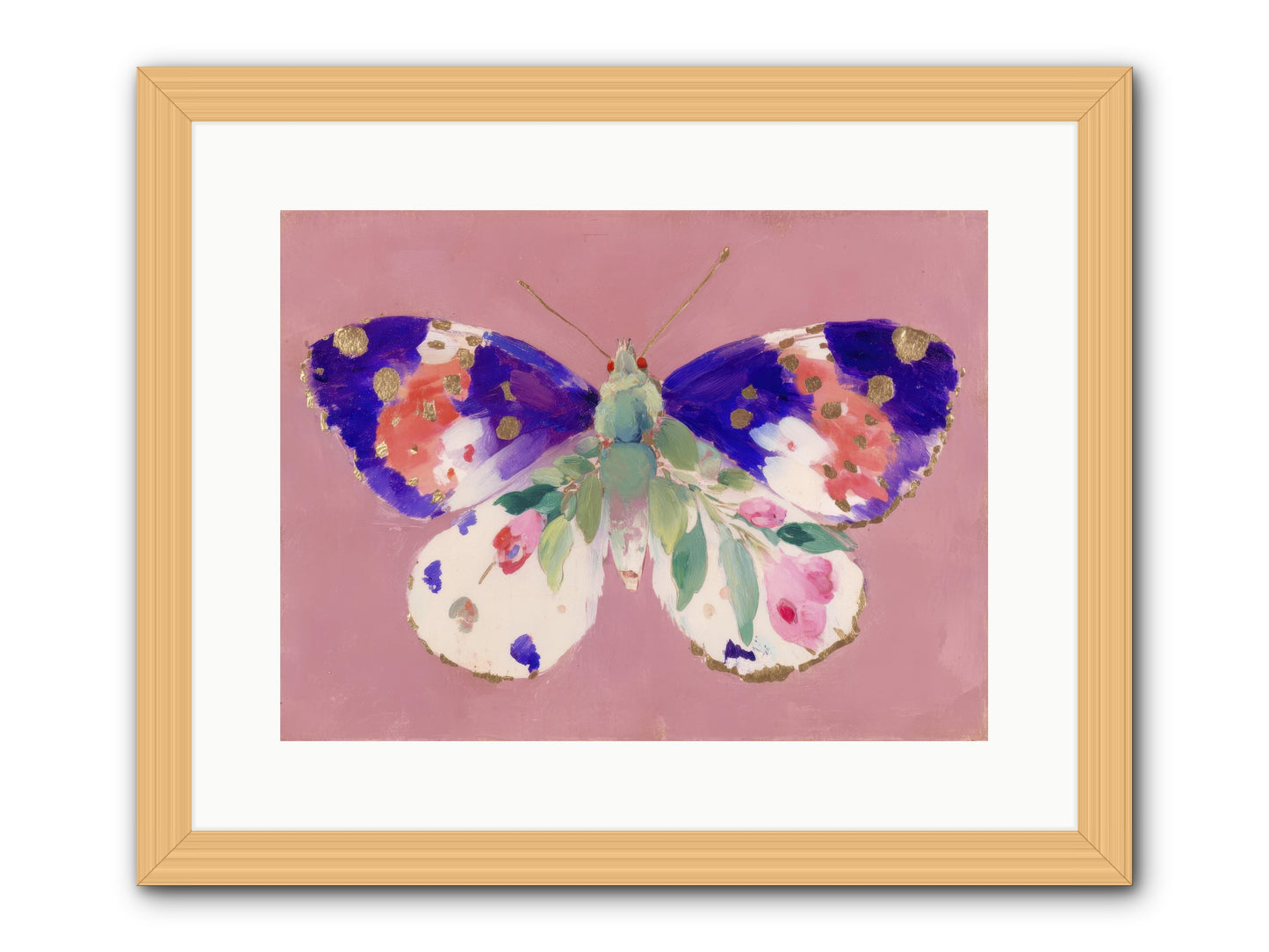 Grace Found its mirror -- Framed Print - Natural 16x12