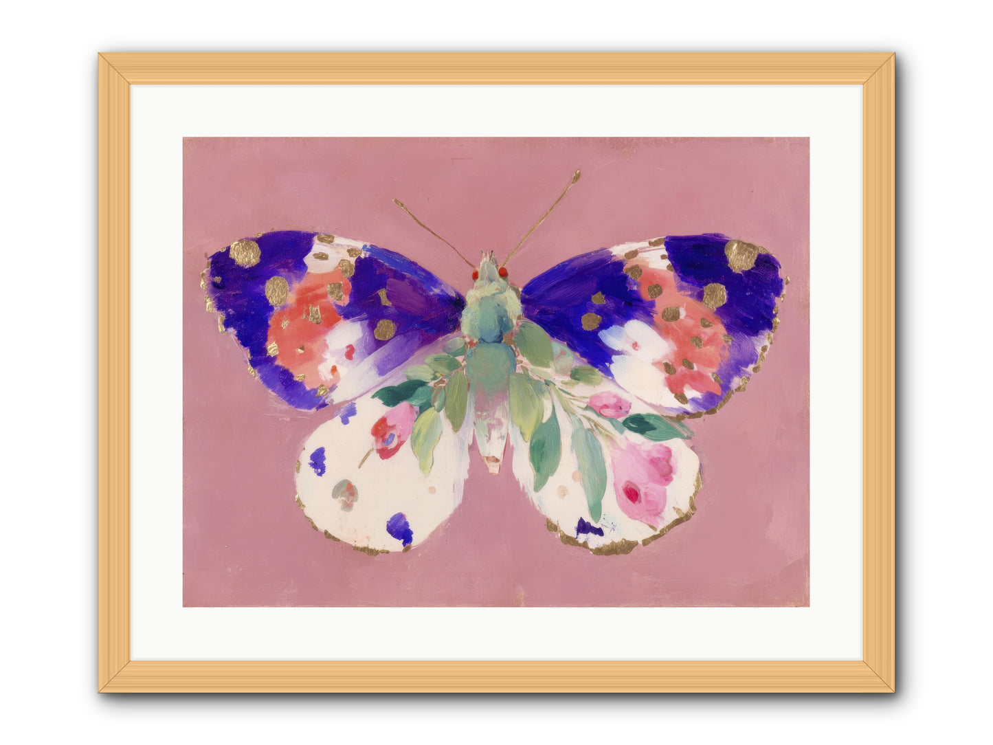 Grace Found its mirror -- Framed Print - Natural 24x18