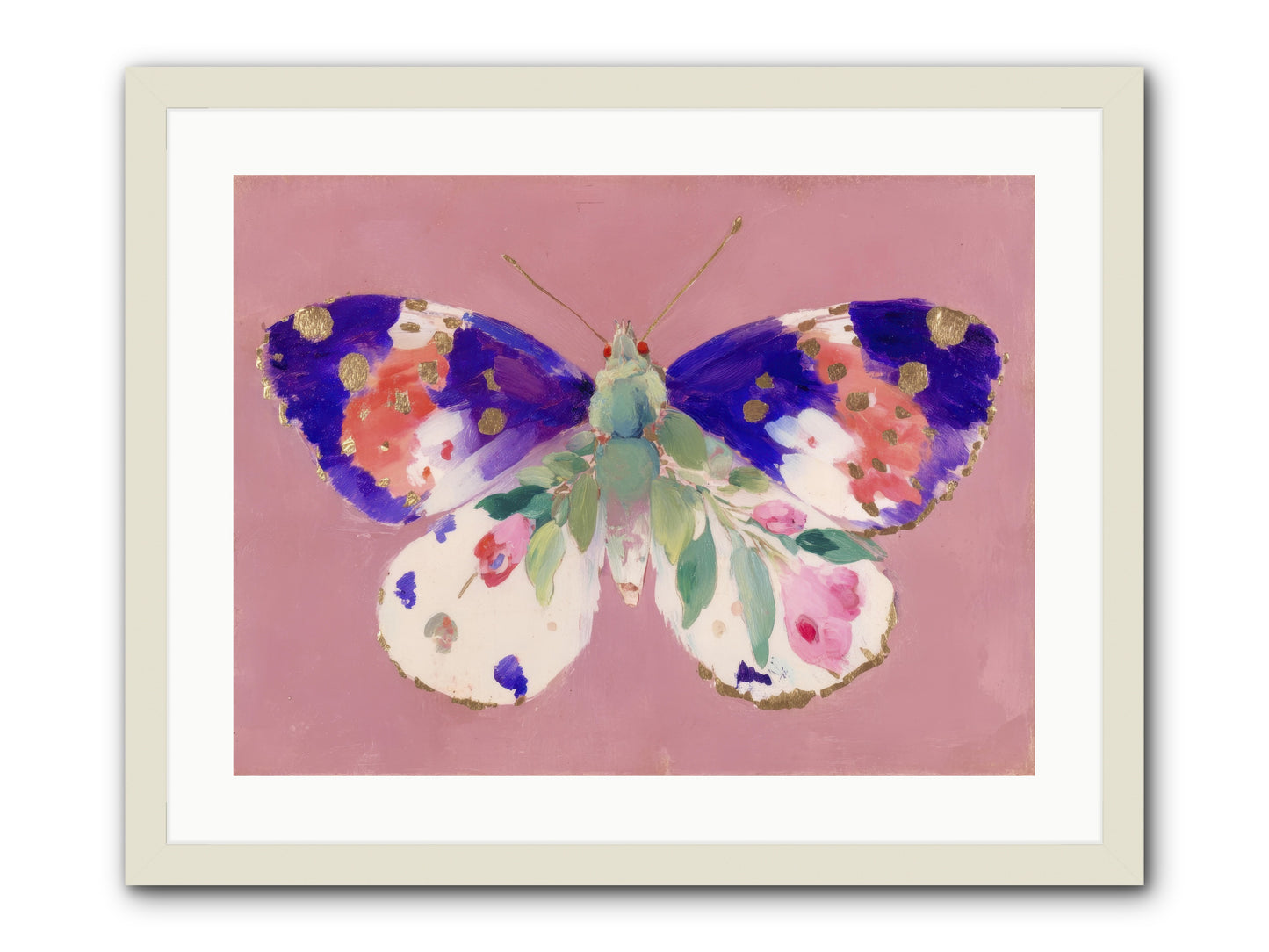 Grace Found its mirror -- Framed Print - White 24x18