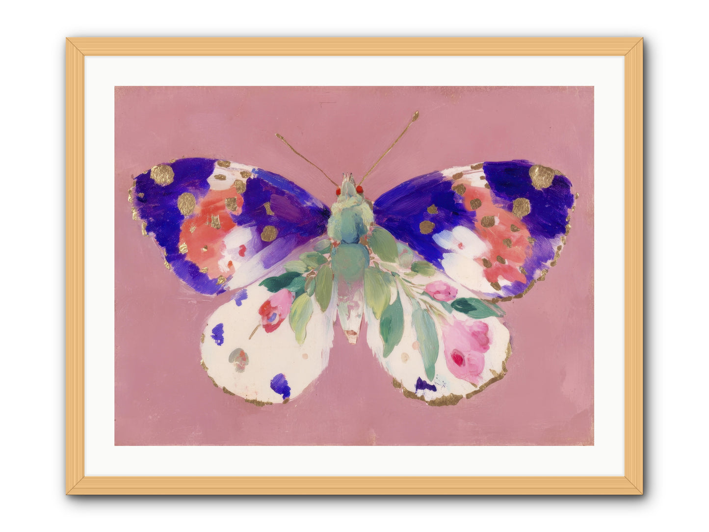 Grace Found its mirror -- Framed Print - Natural 32x24