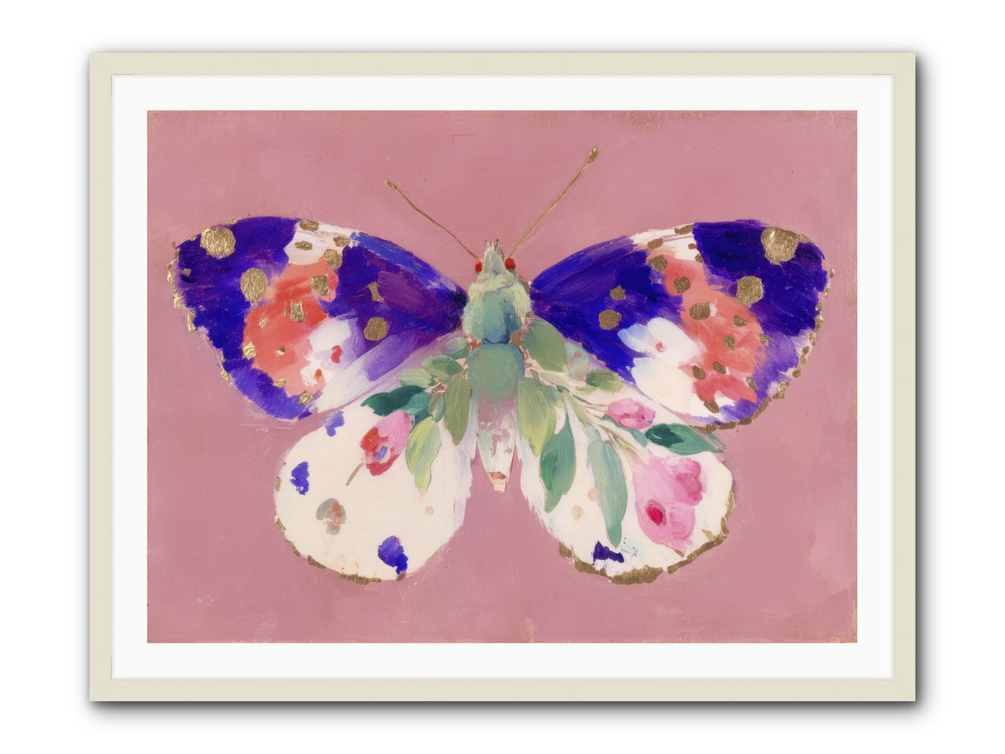 Grace Found its mirror -- Framed Print - White 40x30