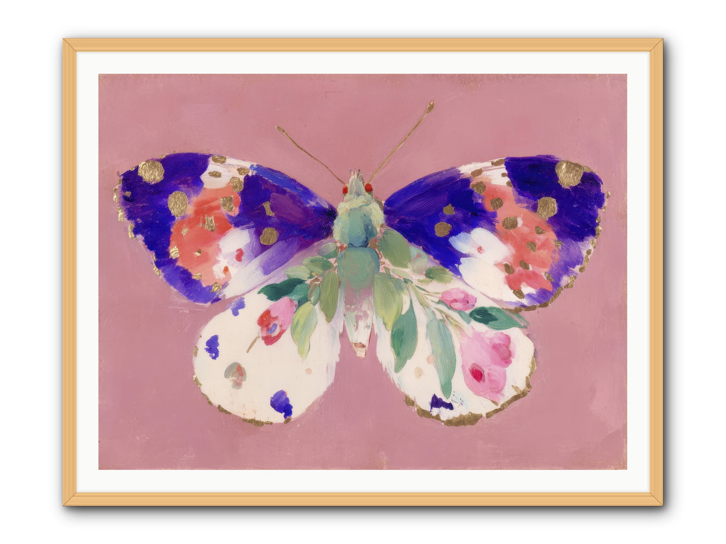 Grace Found its mirror -- Framed Print - Natural 48x36