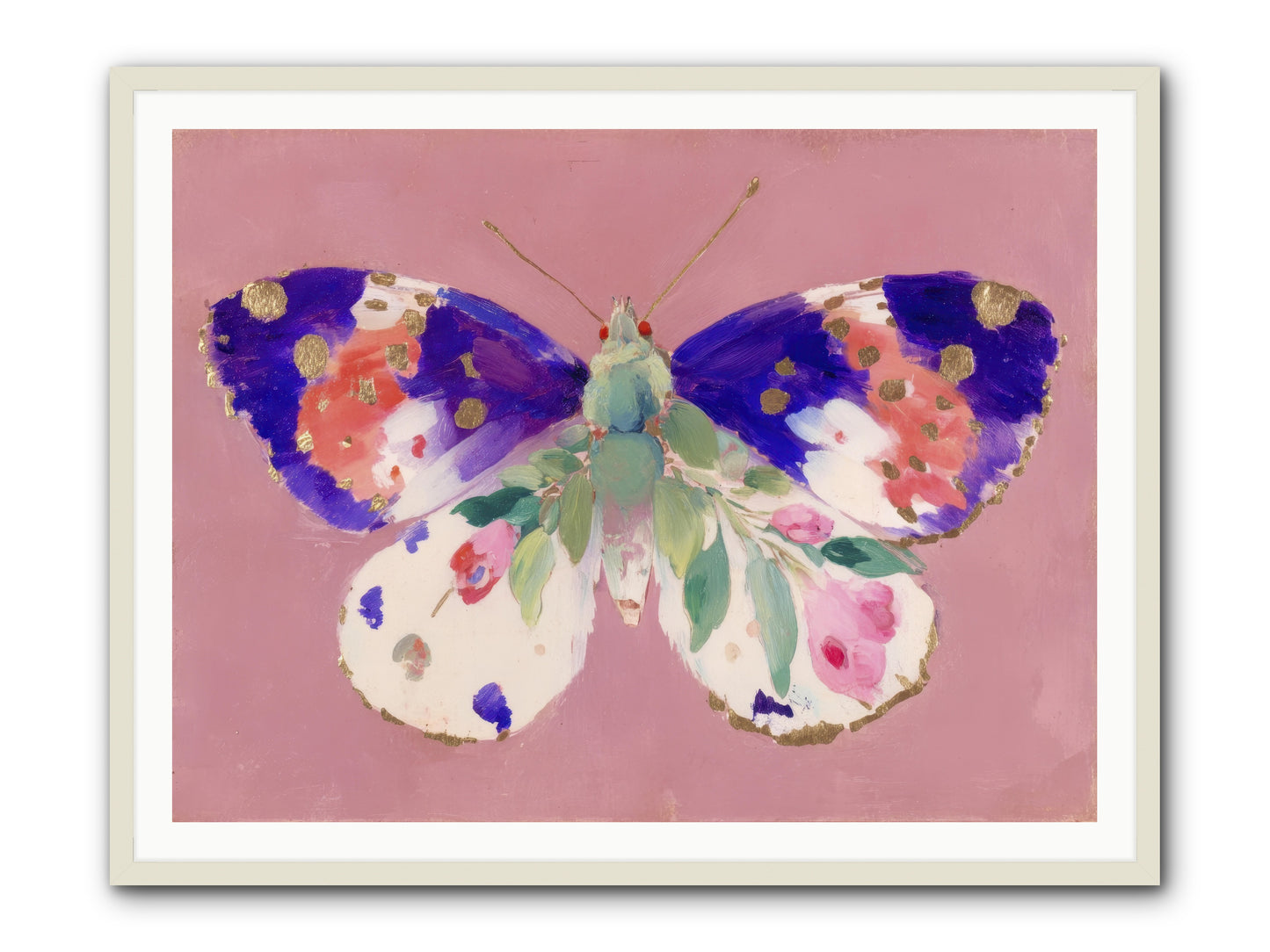 Grace Found its mirror -- Framed Print - White 48x36