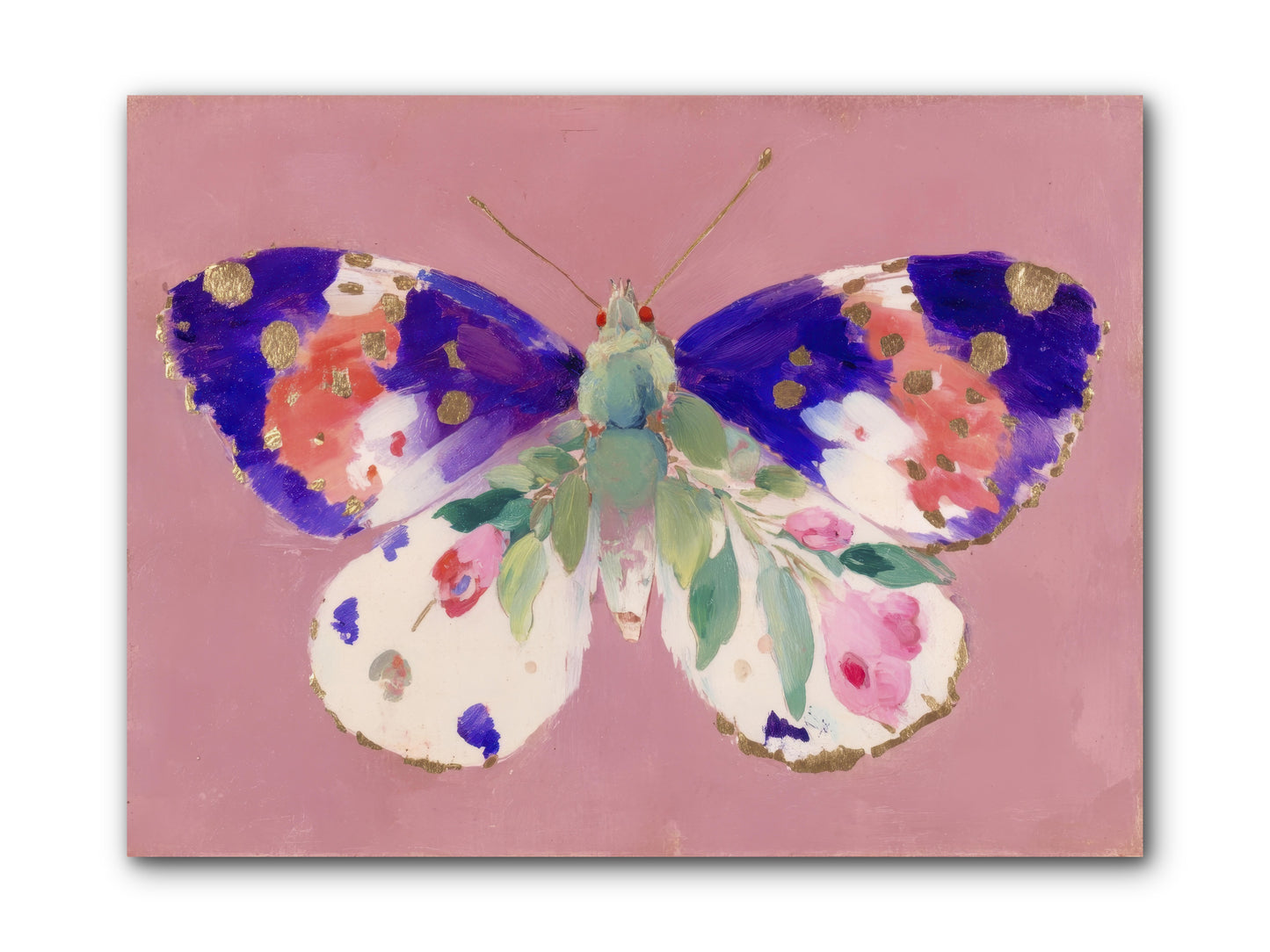 Grace Found its mirror -- Wrapped Canvas 12x9