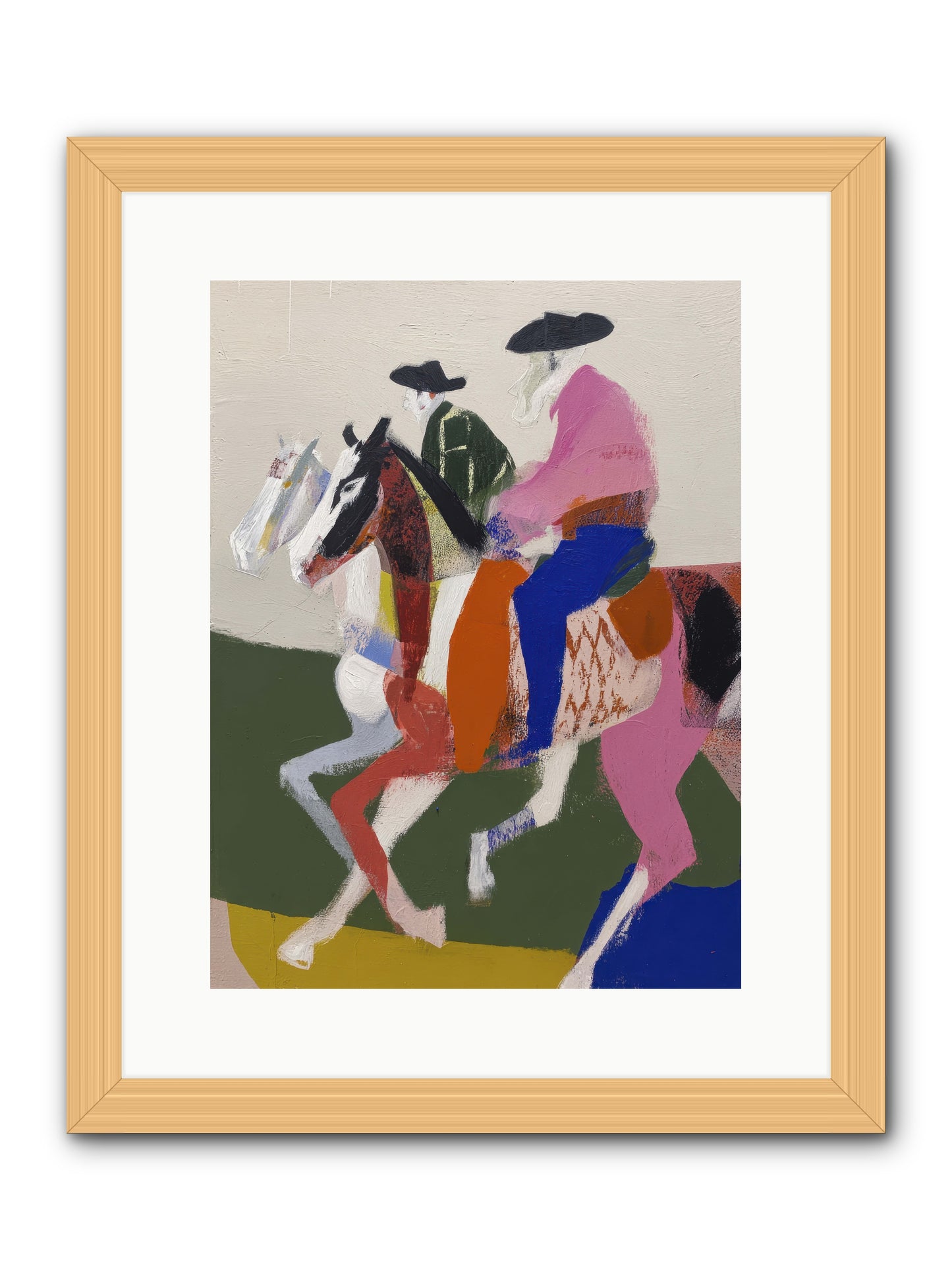 Grace Under Grit -- Framed Print - Natural 12x16