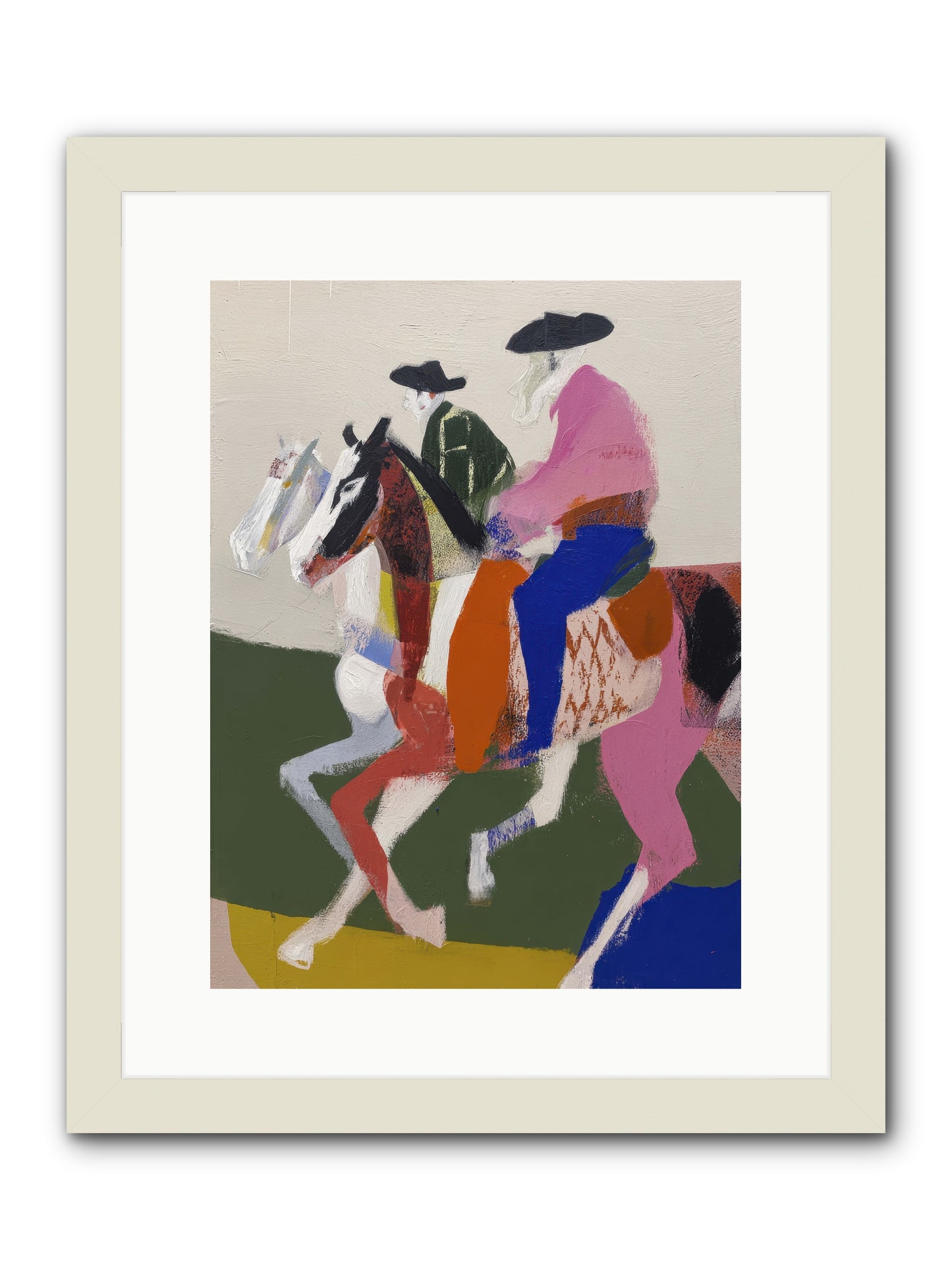 Grace Under Grit -- Framed Print - White 12x16