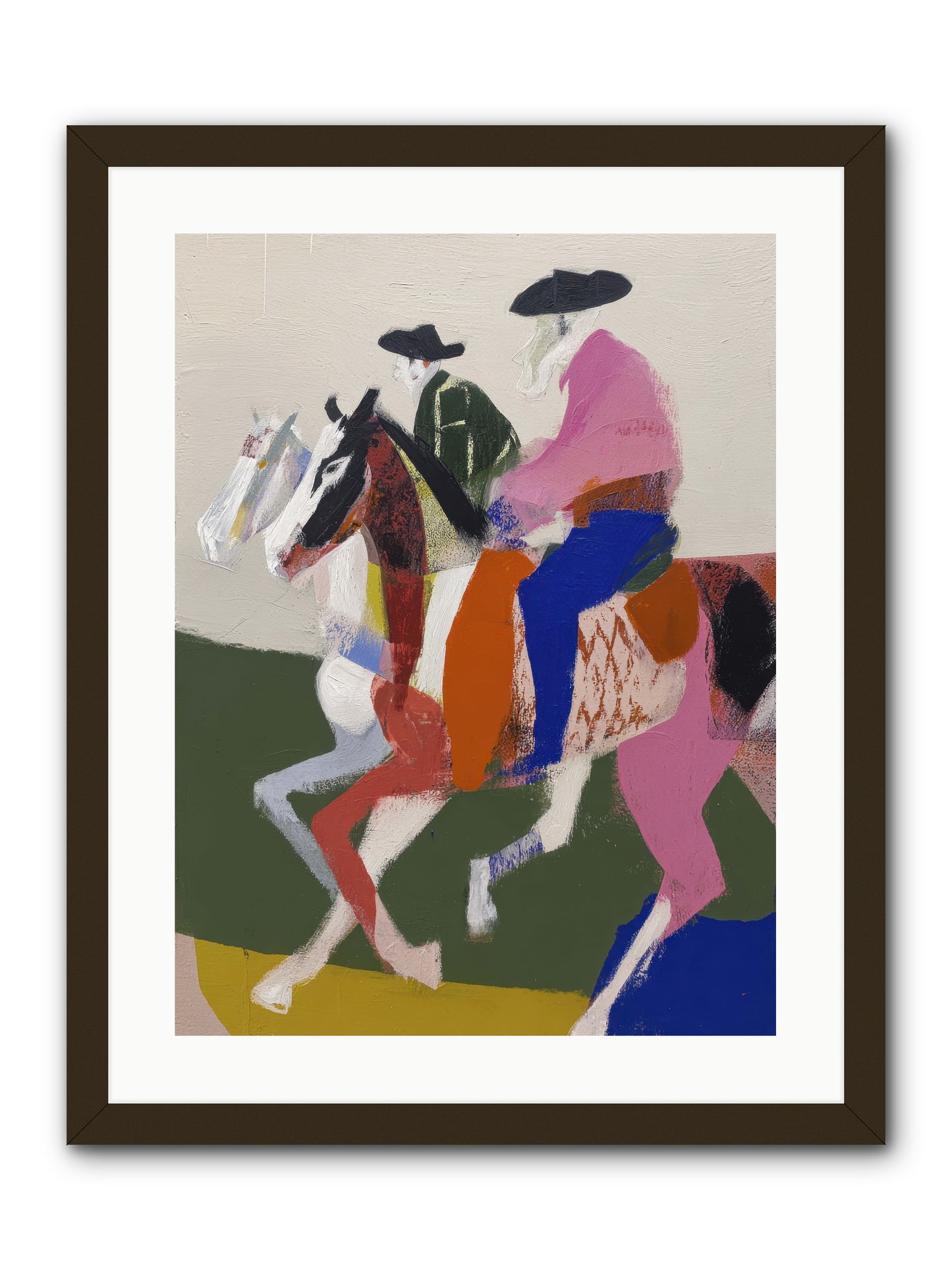 Grace Under Grit -- Framed Print - Black 18x24