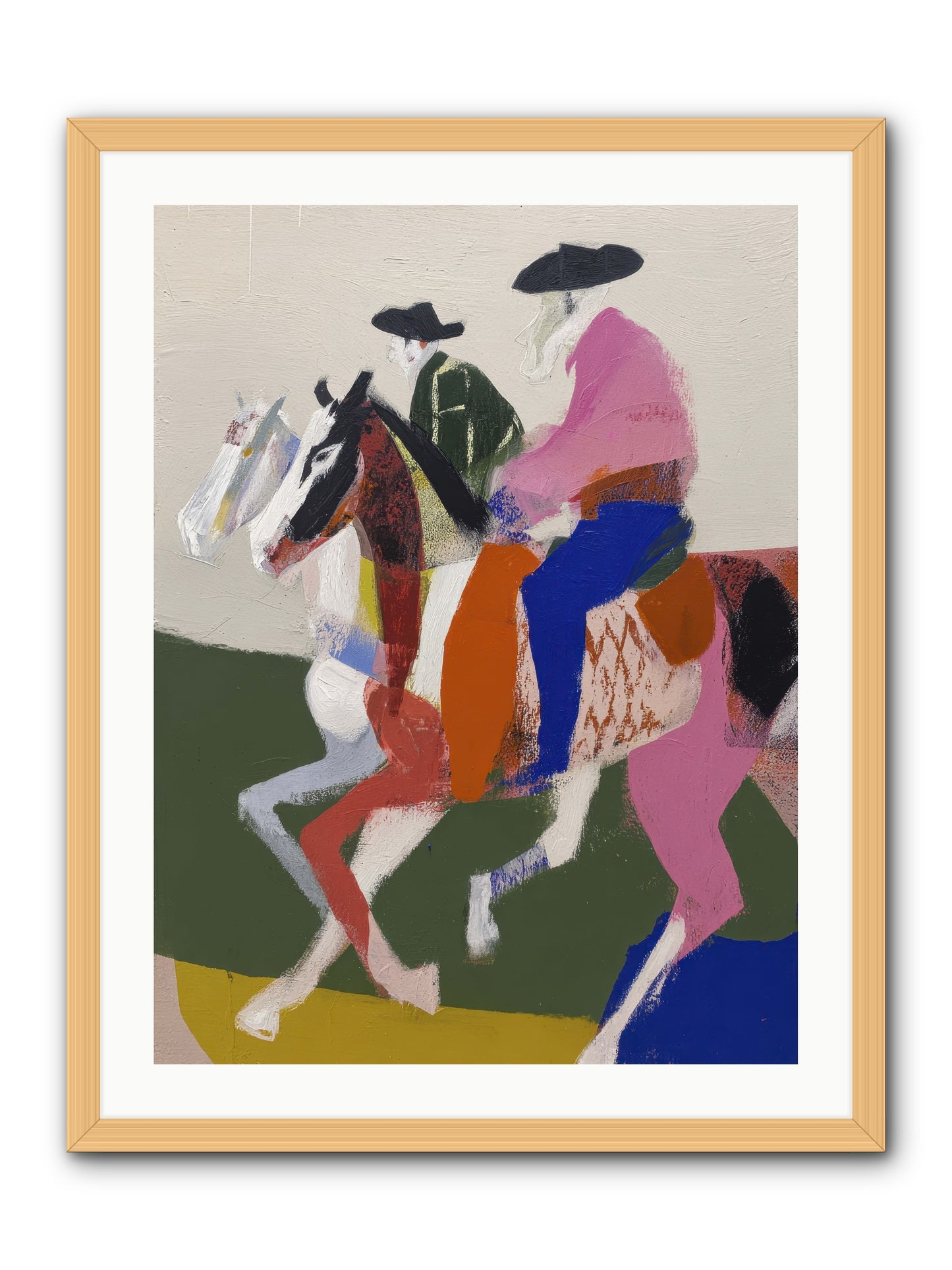 Grace Under Grit -- Framed Print - Natural 24x32