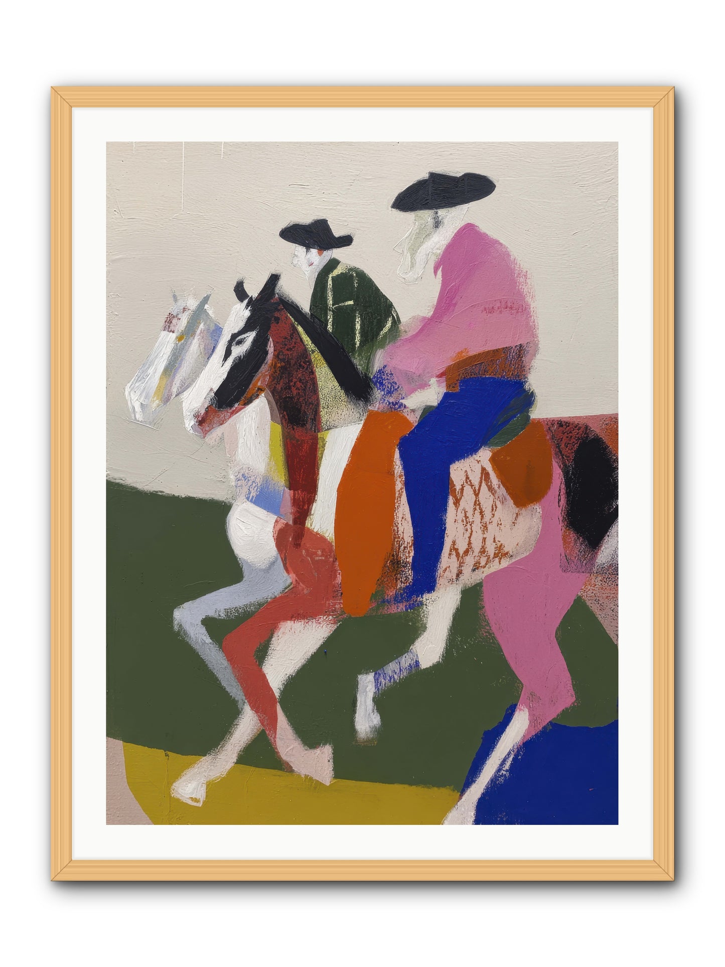 Grace Under Grit -- Framed Print - Natural 30x40