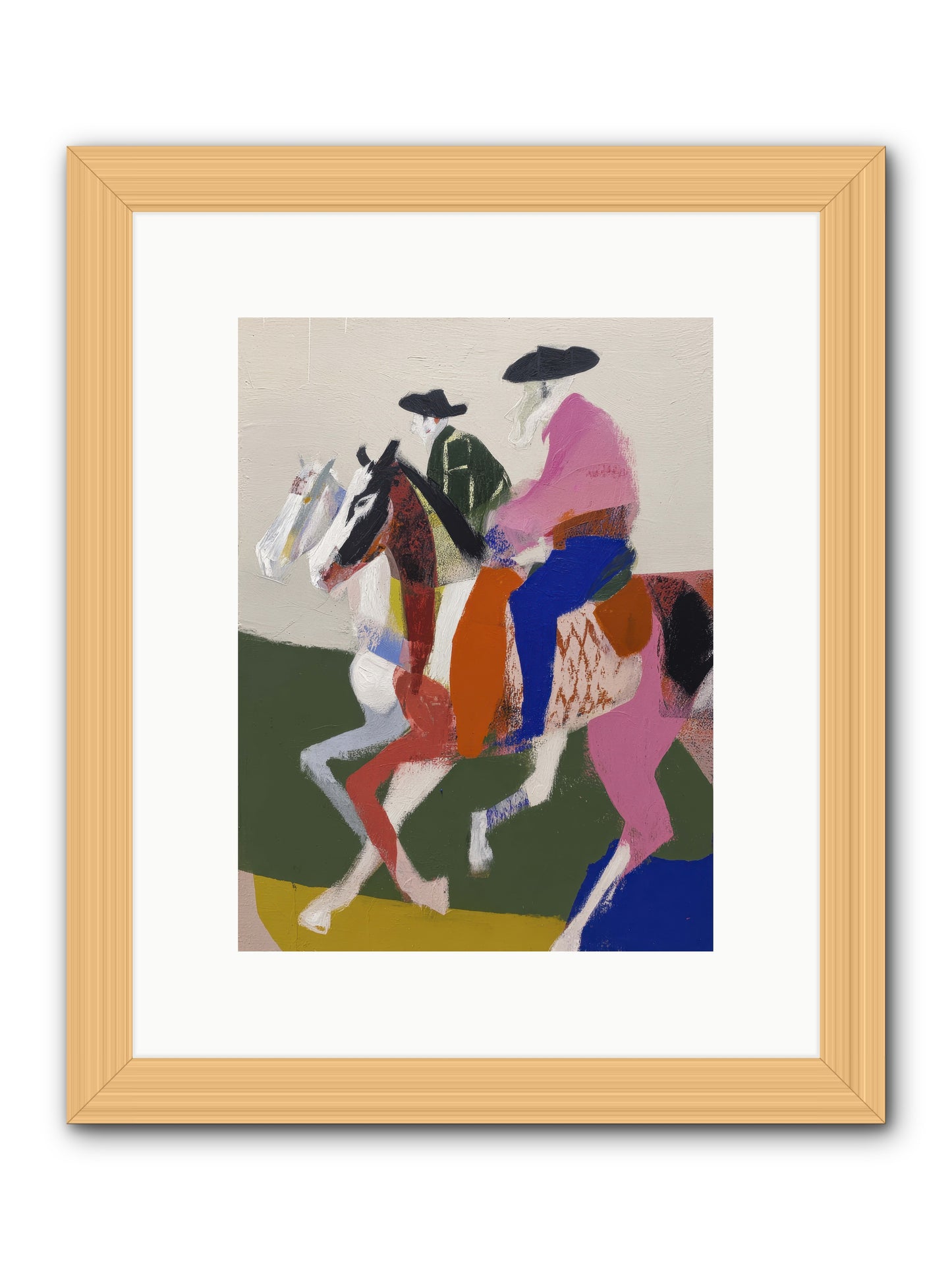 Grace Under Grit -- Framed Print - Natural 9x12