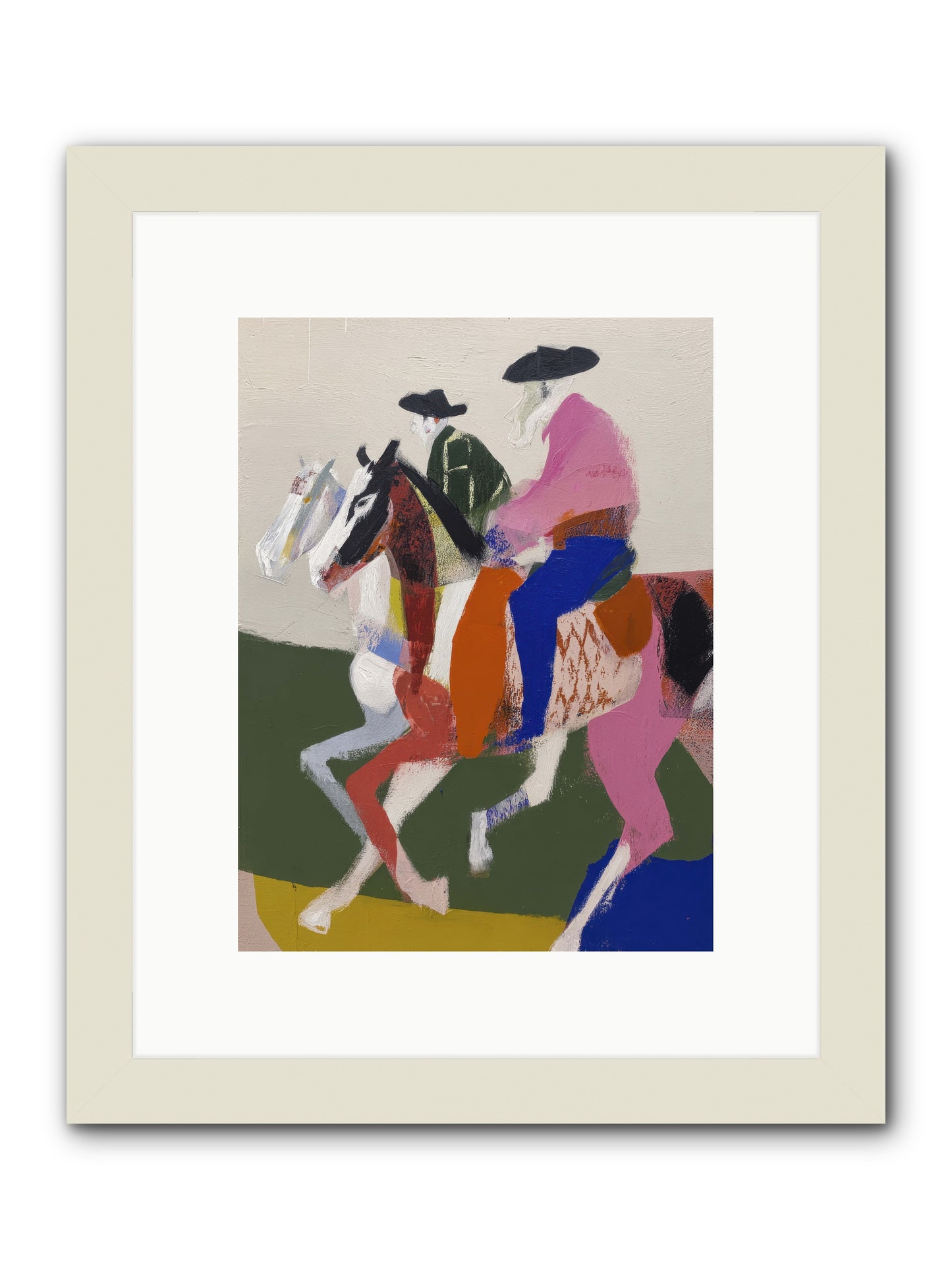 Grace Under Grit -- Framed Print - White 9x12