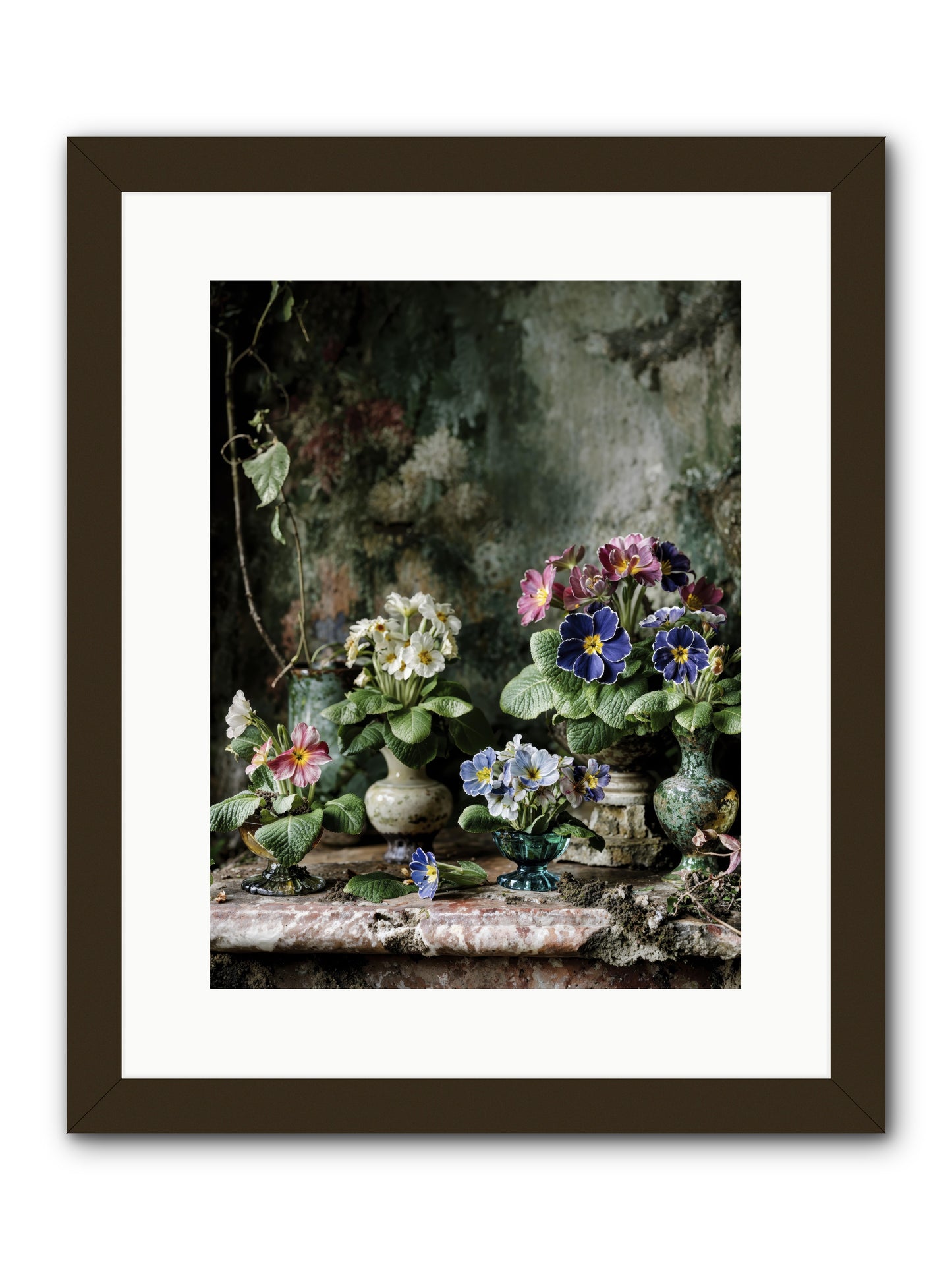 Grace grows here -- Framed Print - Black 12x16