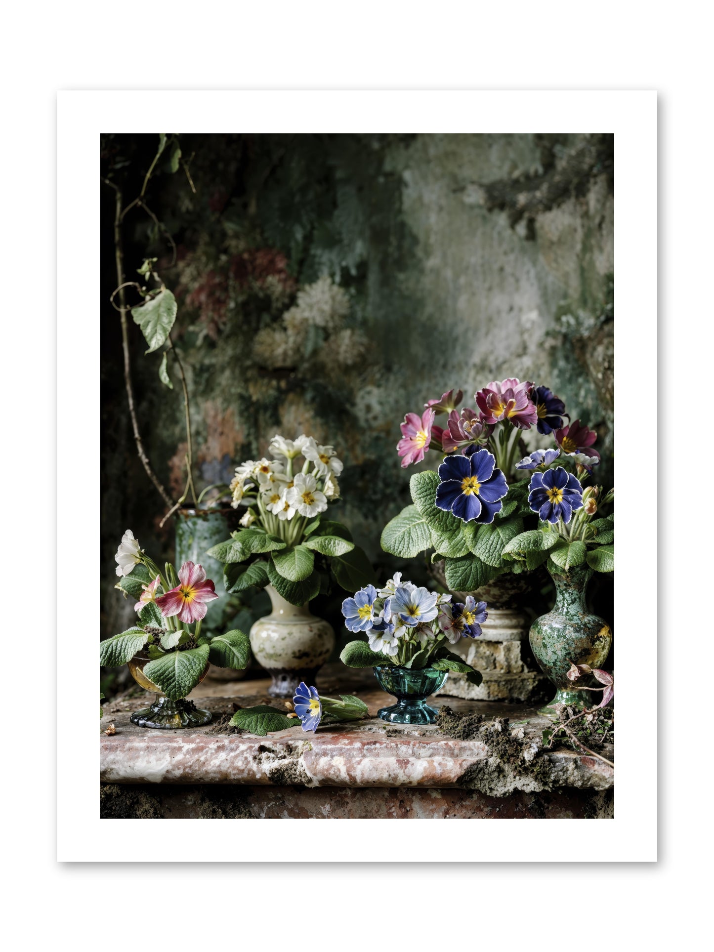 Grace grows here -- Loose Canvas Print 12x16