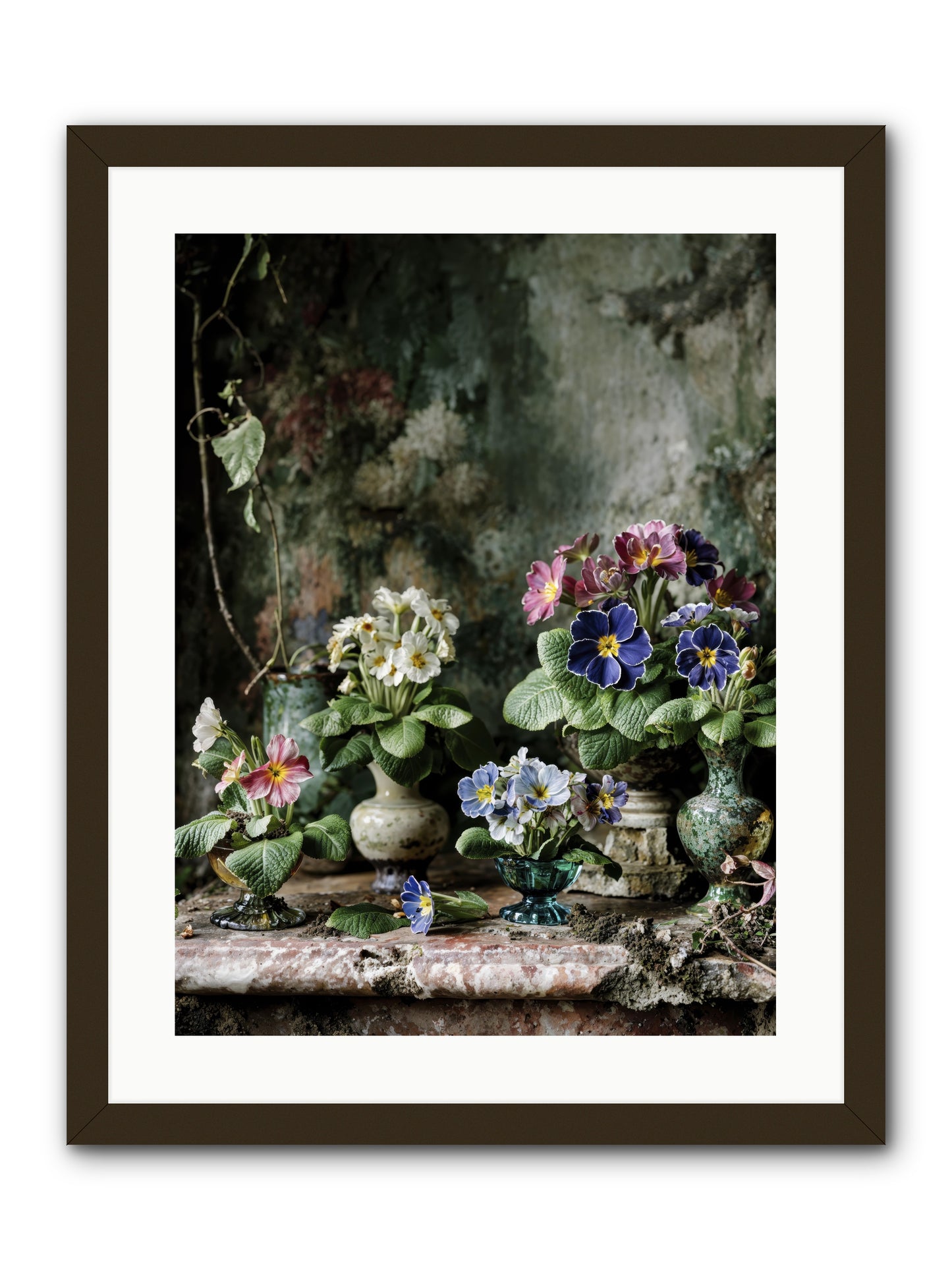 Grace grows here -- Framed Print - Black 18x24
