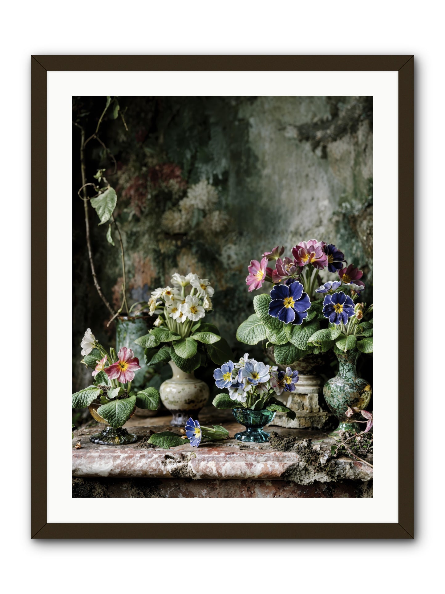 Grace grows here -- Framed Print - Black 24x32