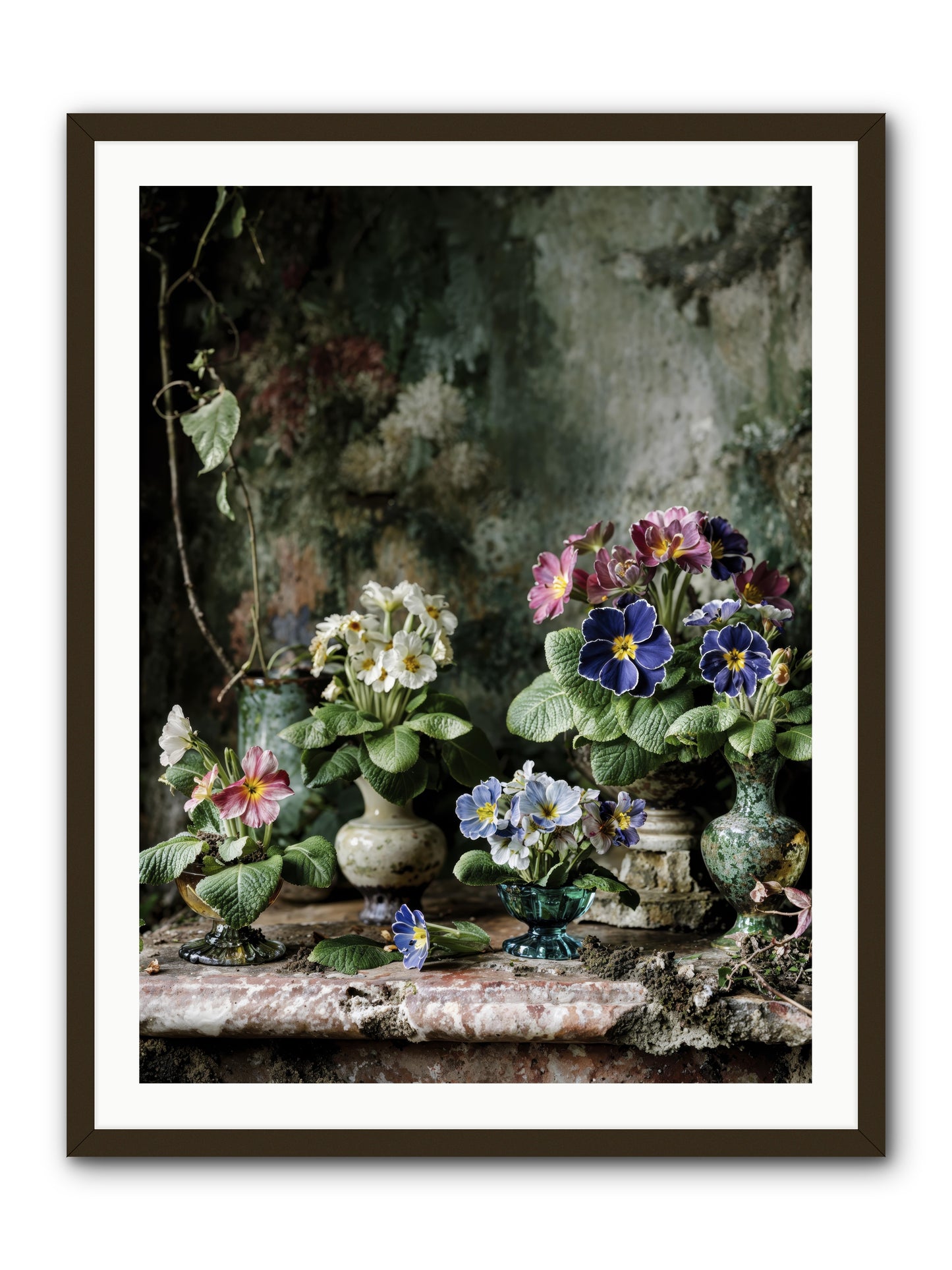 Grace grows here -- Framed Print - Black 30x40
