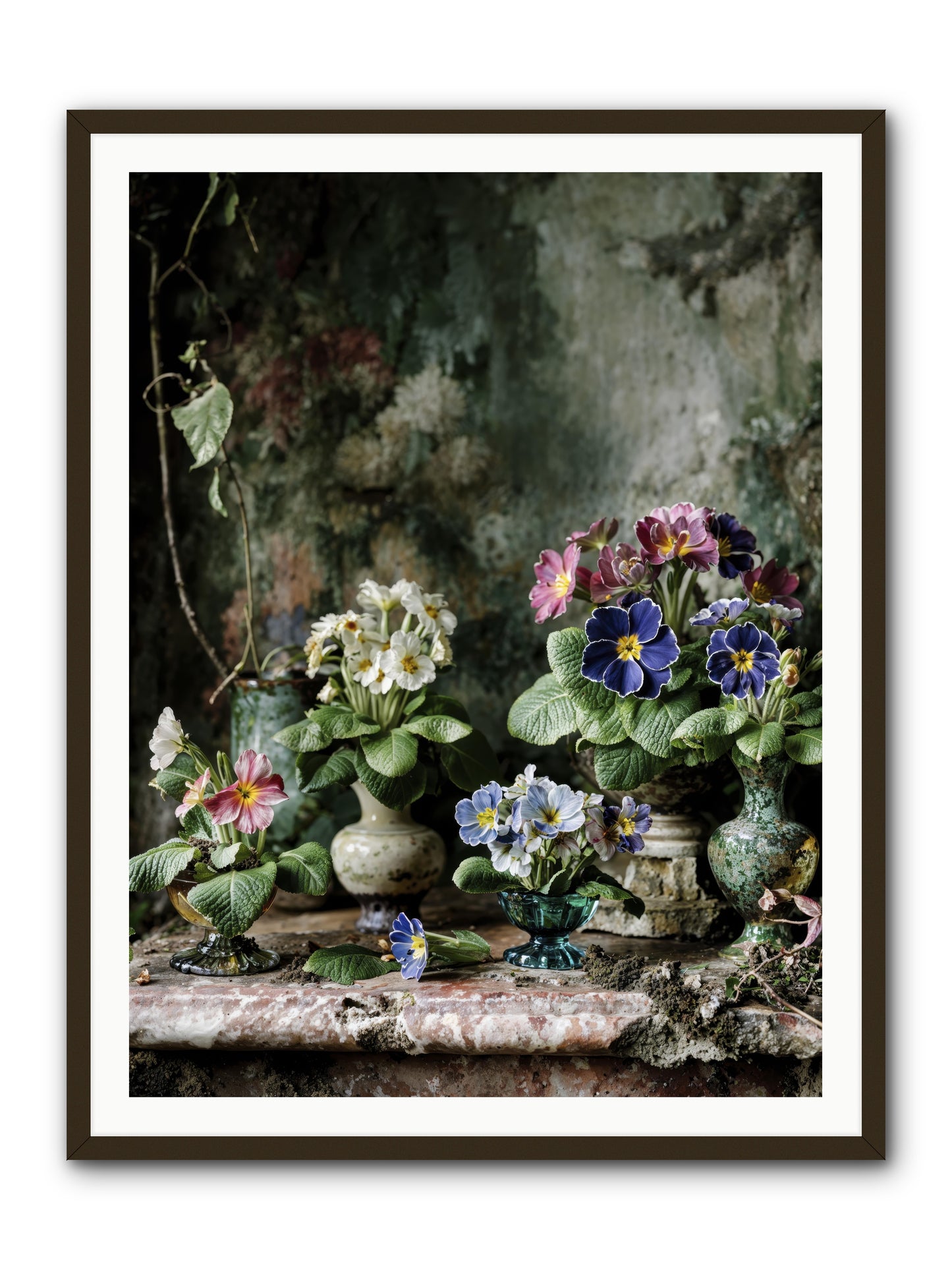 Grace grows here -- Framed Print - Black 36x48