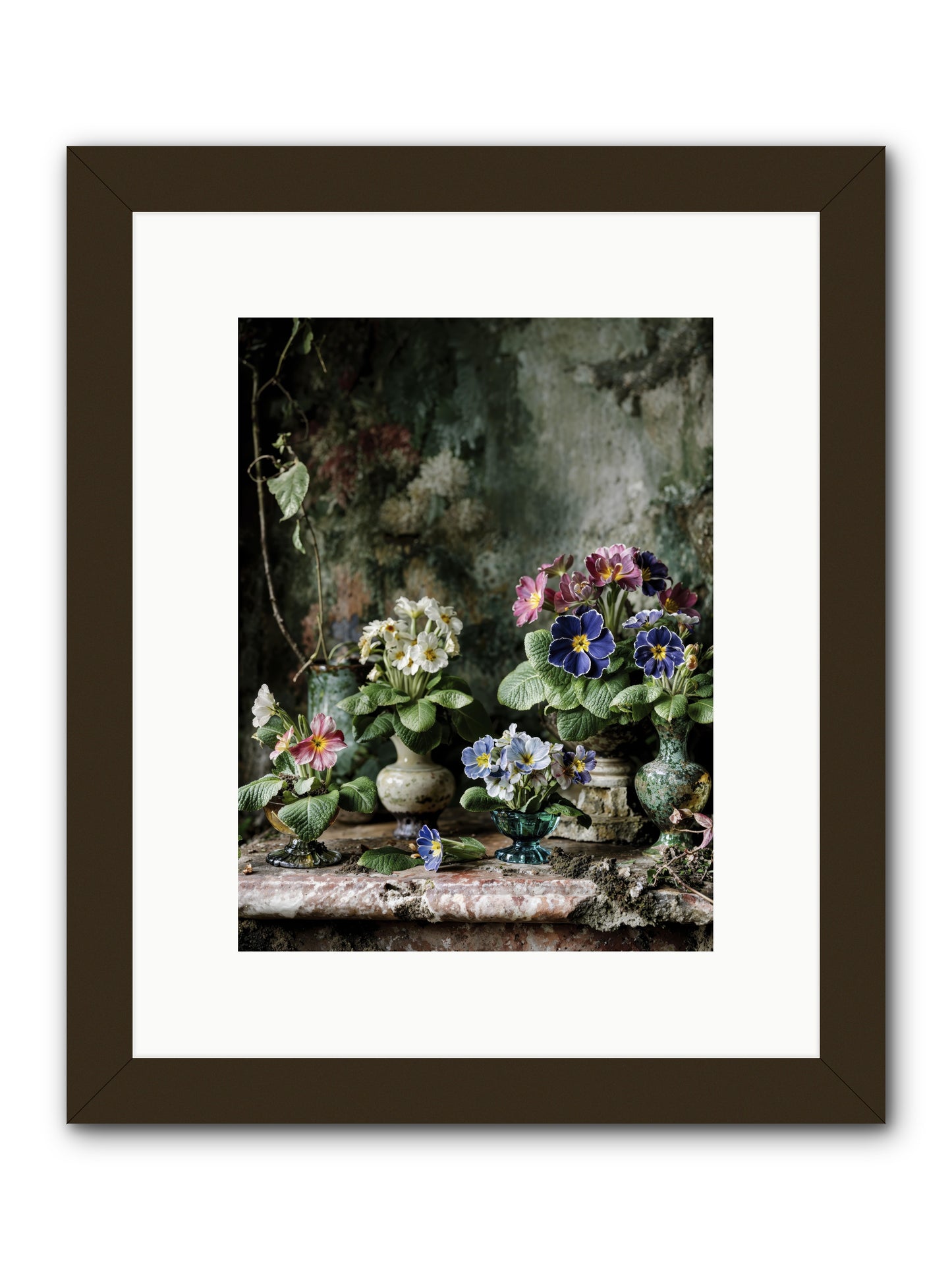 Grace grows here -- Framed Print - Black 9x12