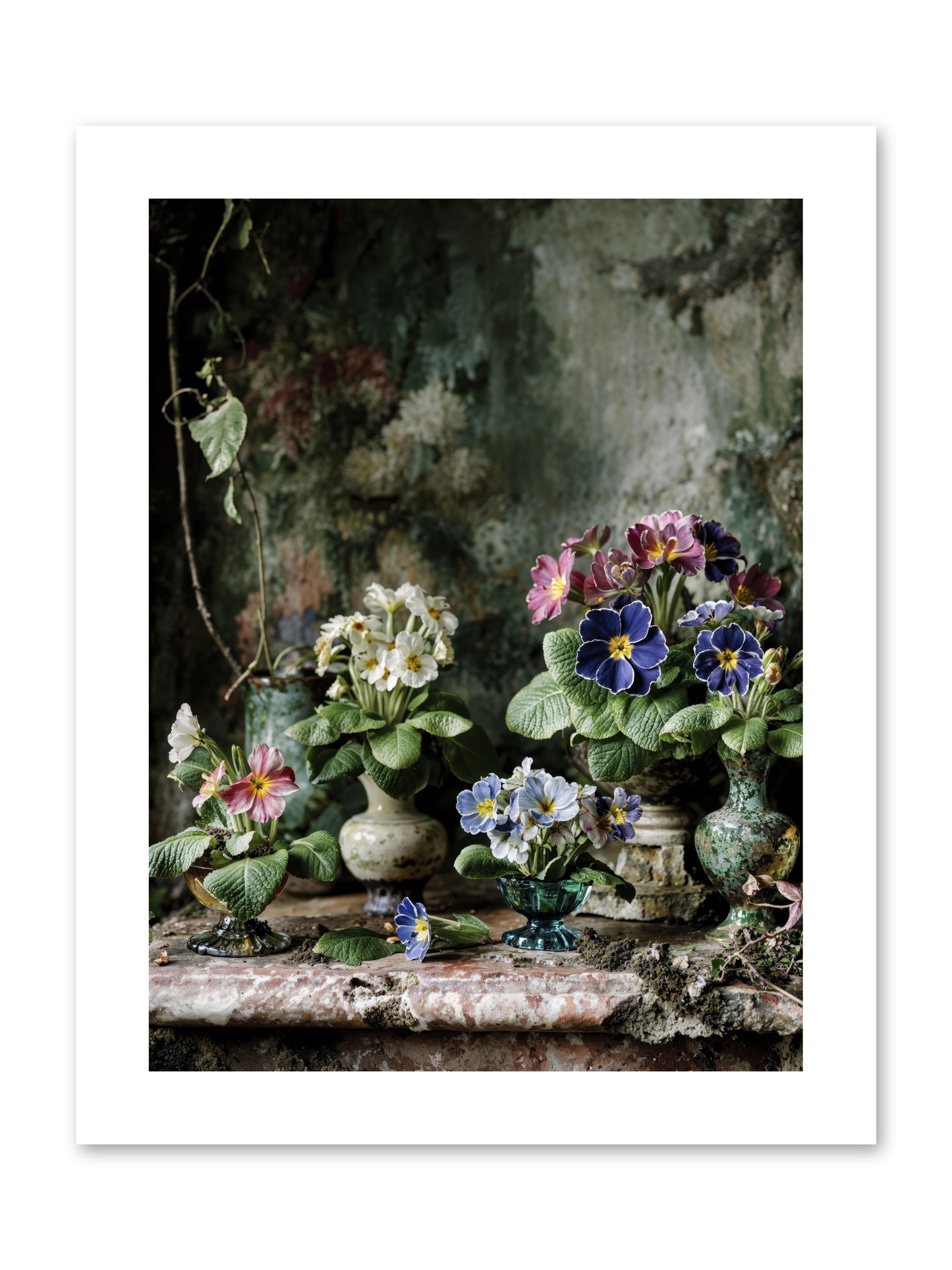 Grace grows here -- Loose Canvas Print 9x12