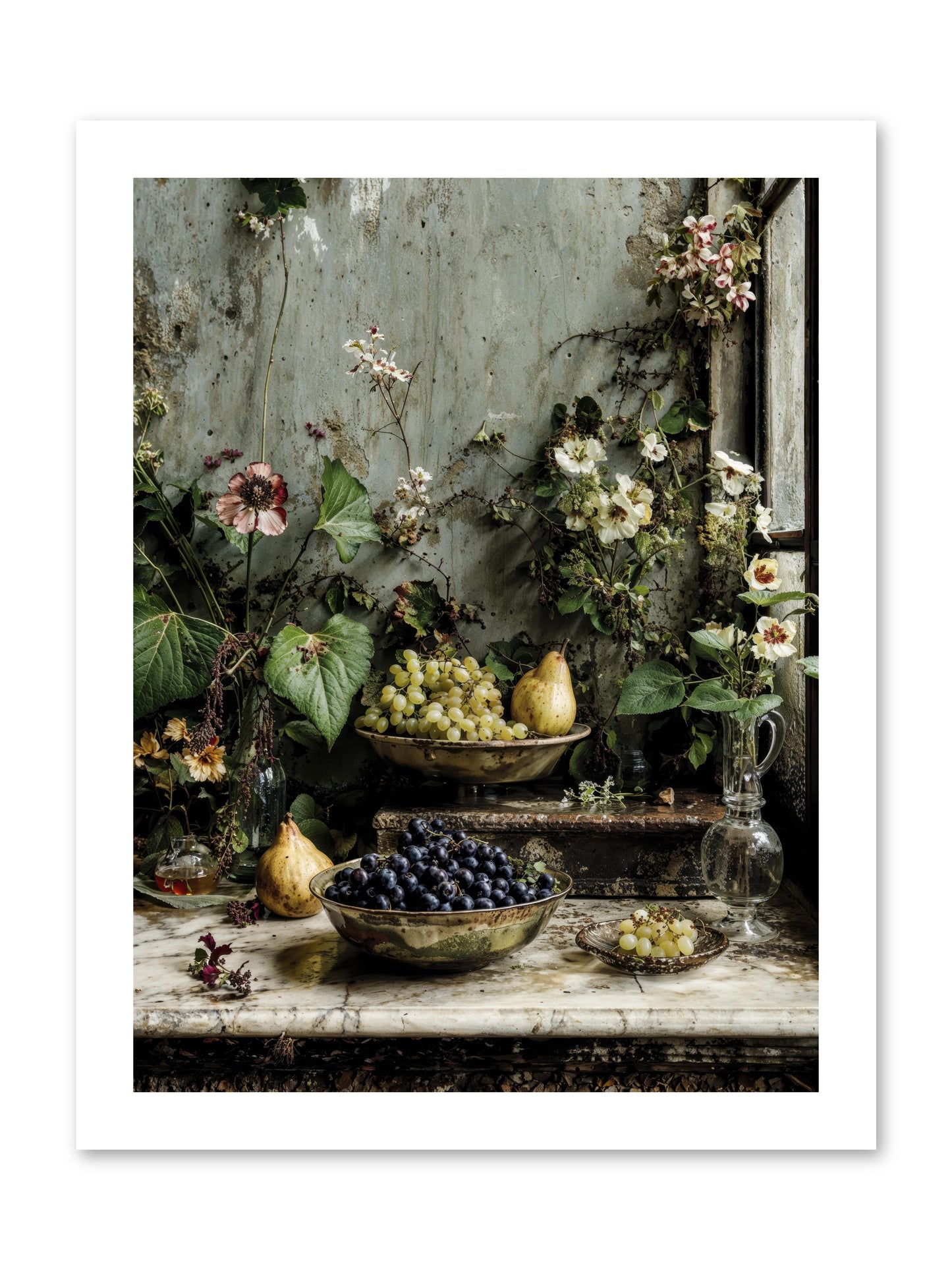Grace lives askew -- Paper Print 12x16