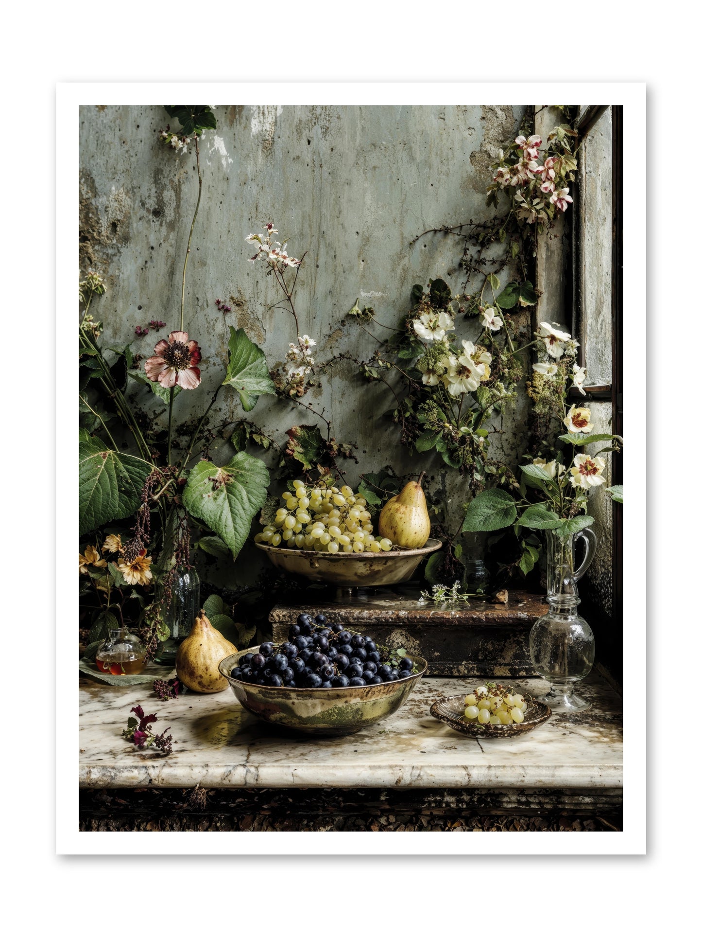 Grace lives askew -- Paper Print 24x32
