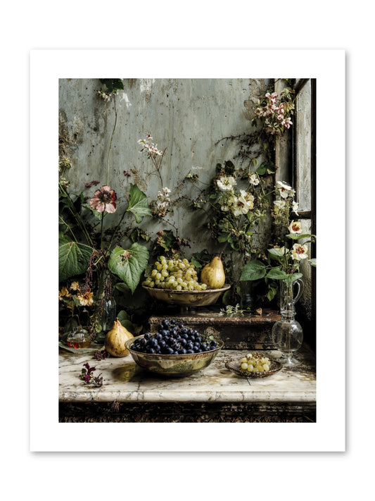 Grace lives askew -- Paper Print 9x12