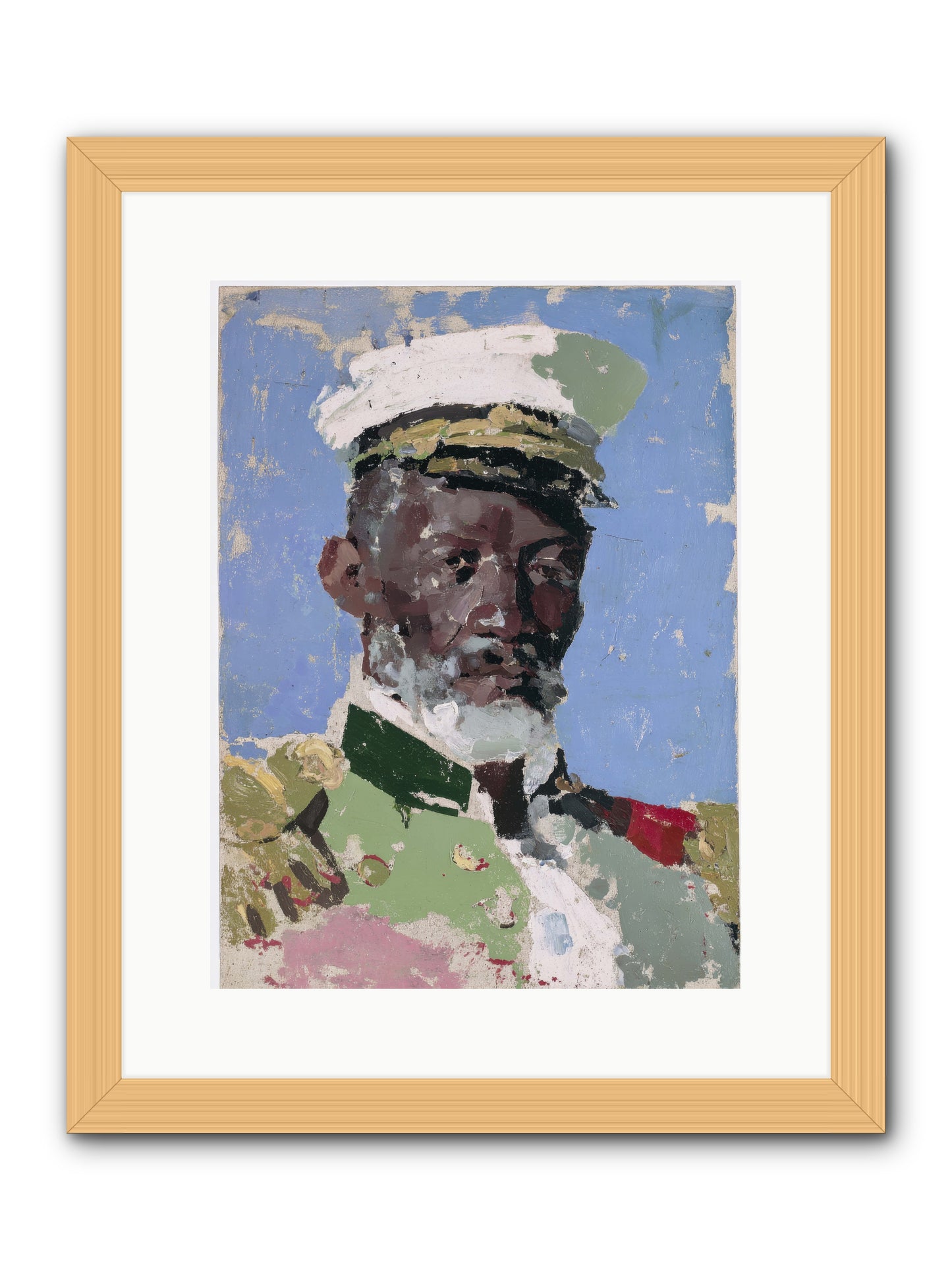 Grace under pressure -- Framed Print - Natural 12x16