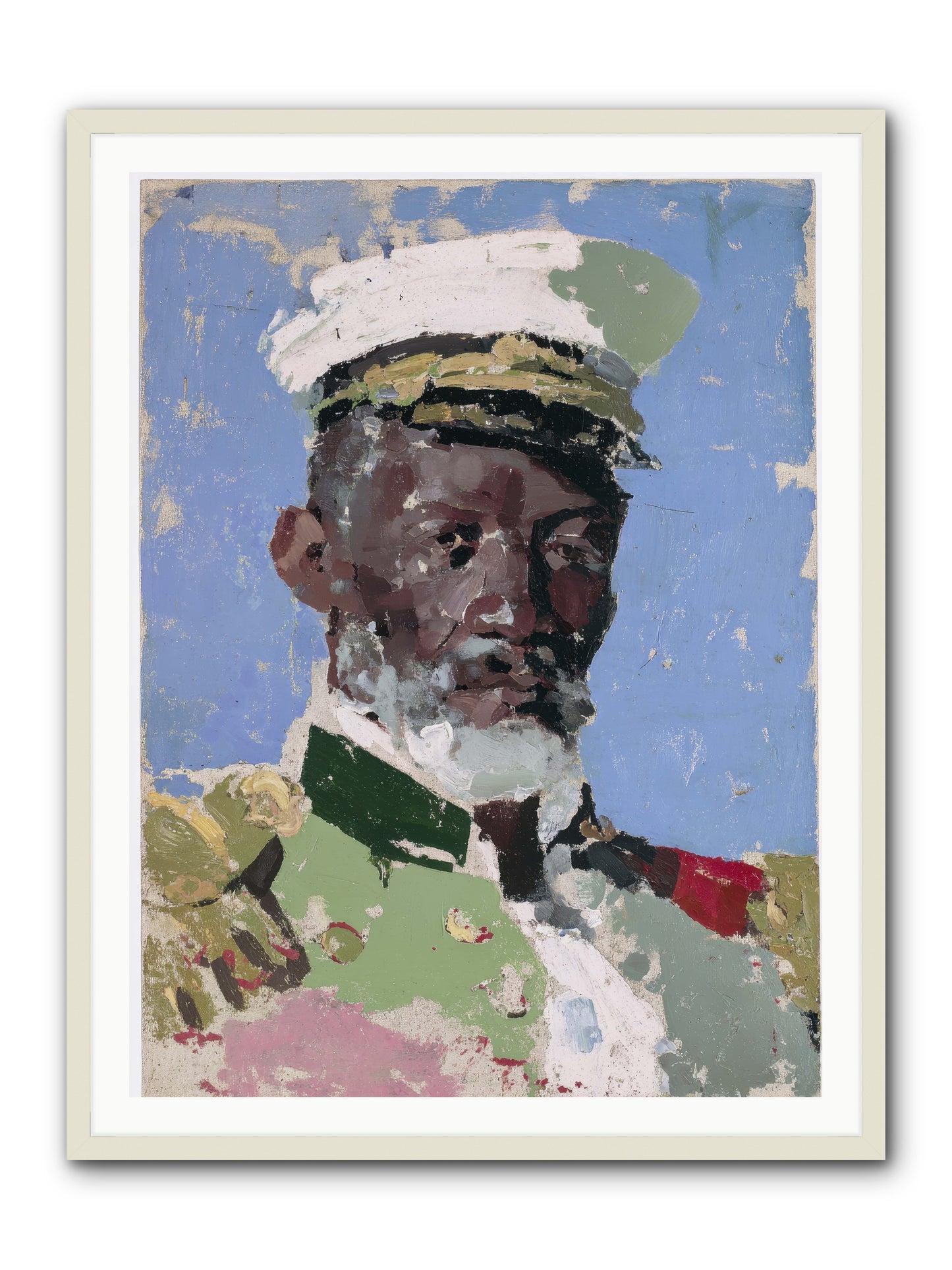 Grace under pressure -- Framed Print - White 36x48