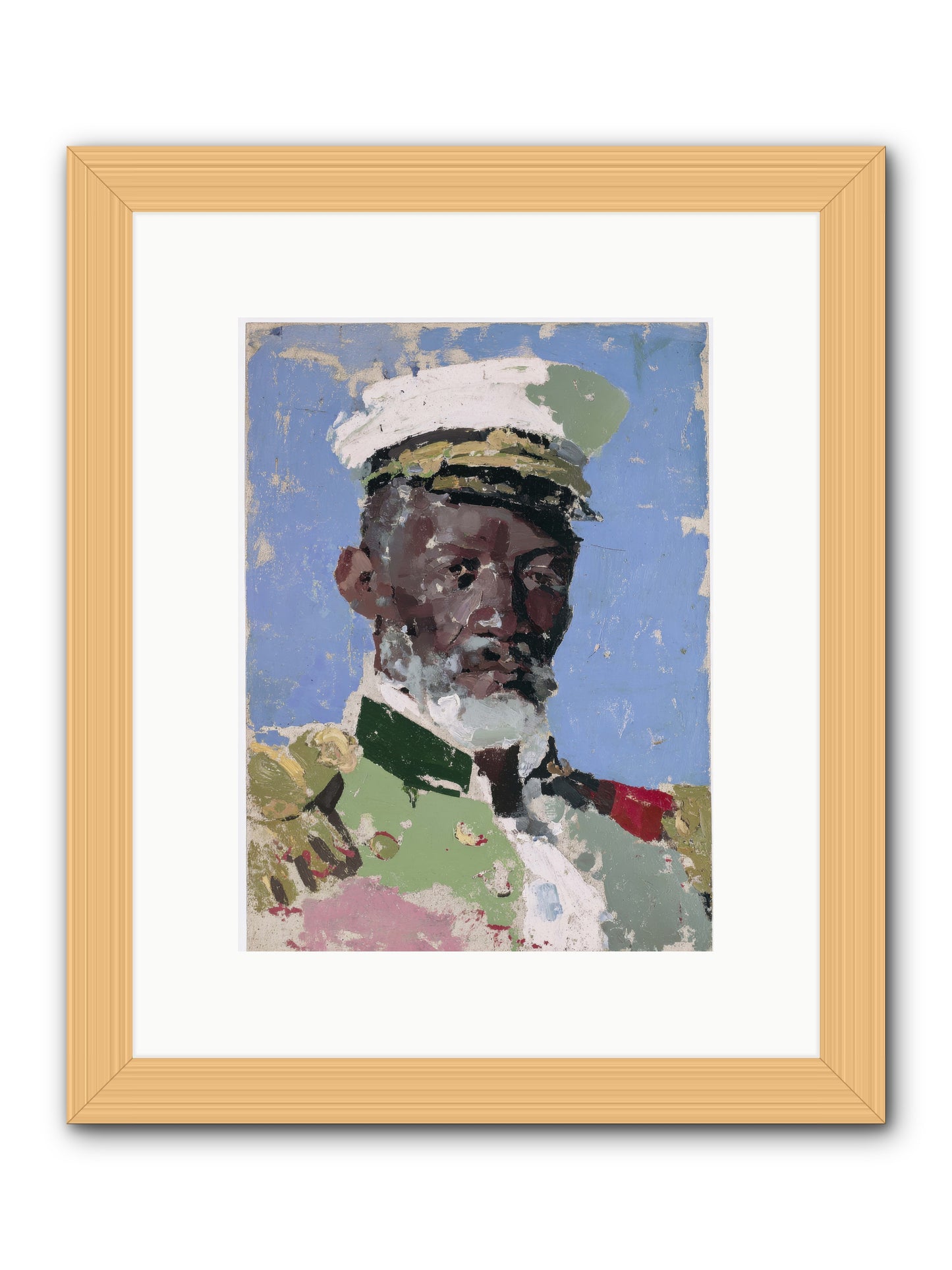 Grace under pressure -- Framed Print - Natural 9x12