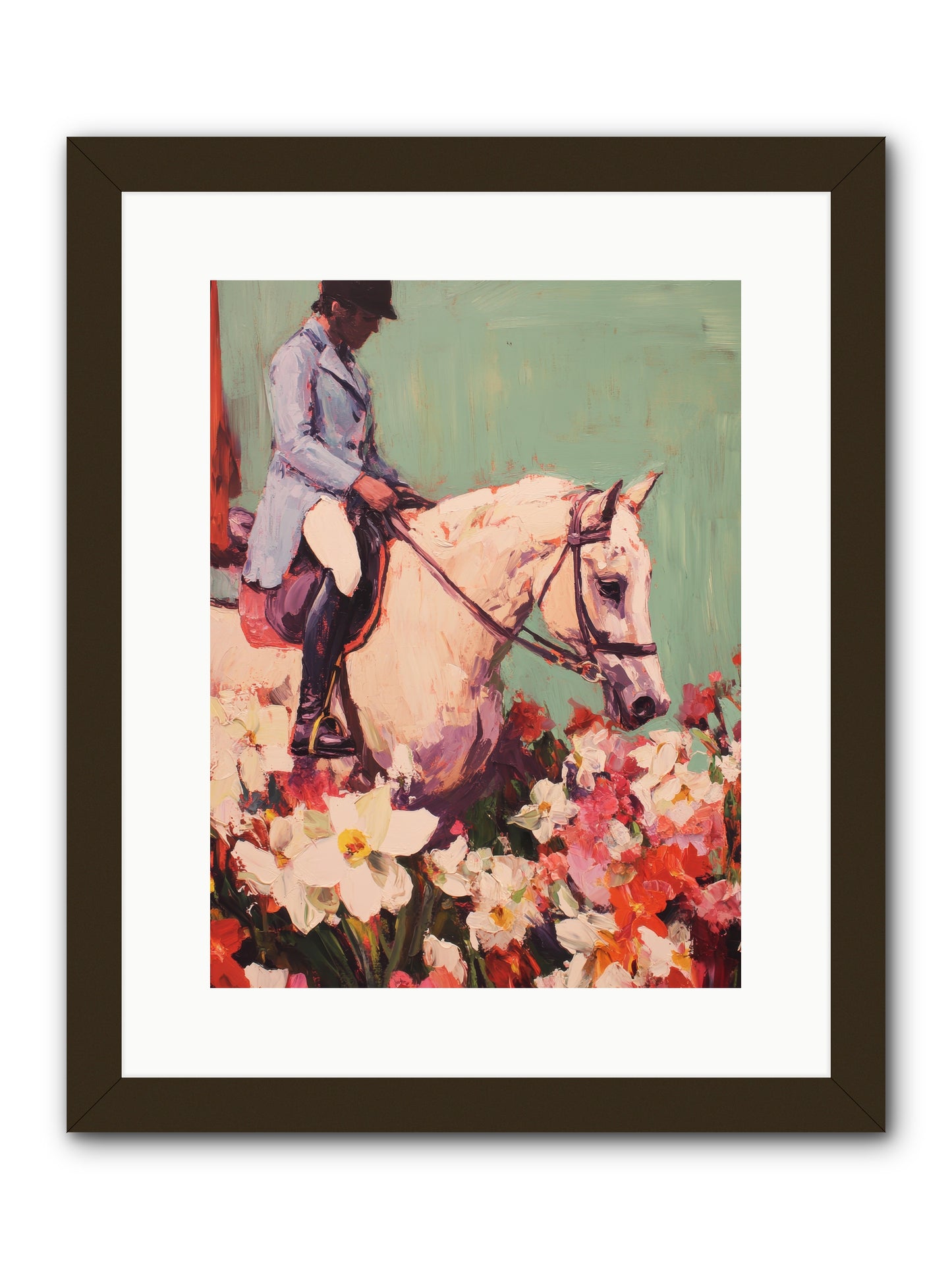 Graceful Biography -- Framed Print - Black 12x16