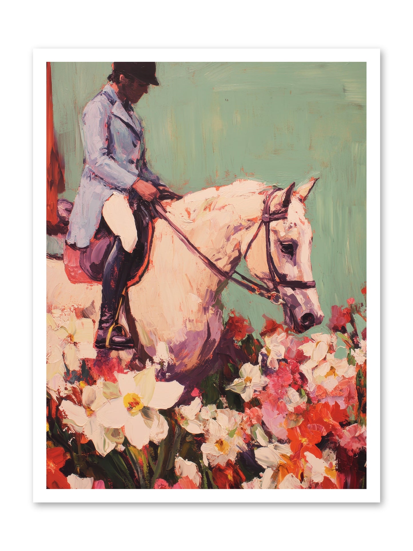 Graceful Biography -- Loose Canvas Print 24x32