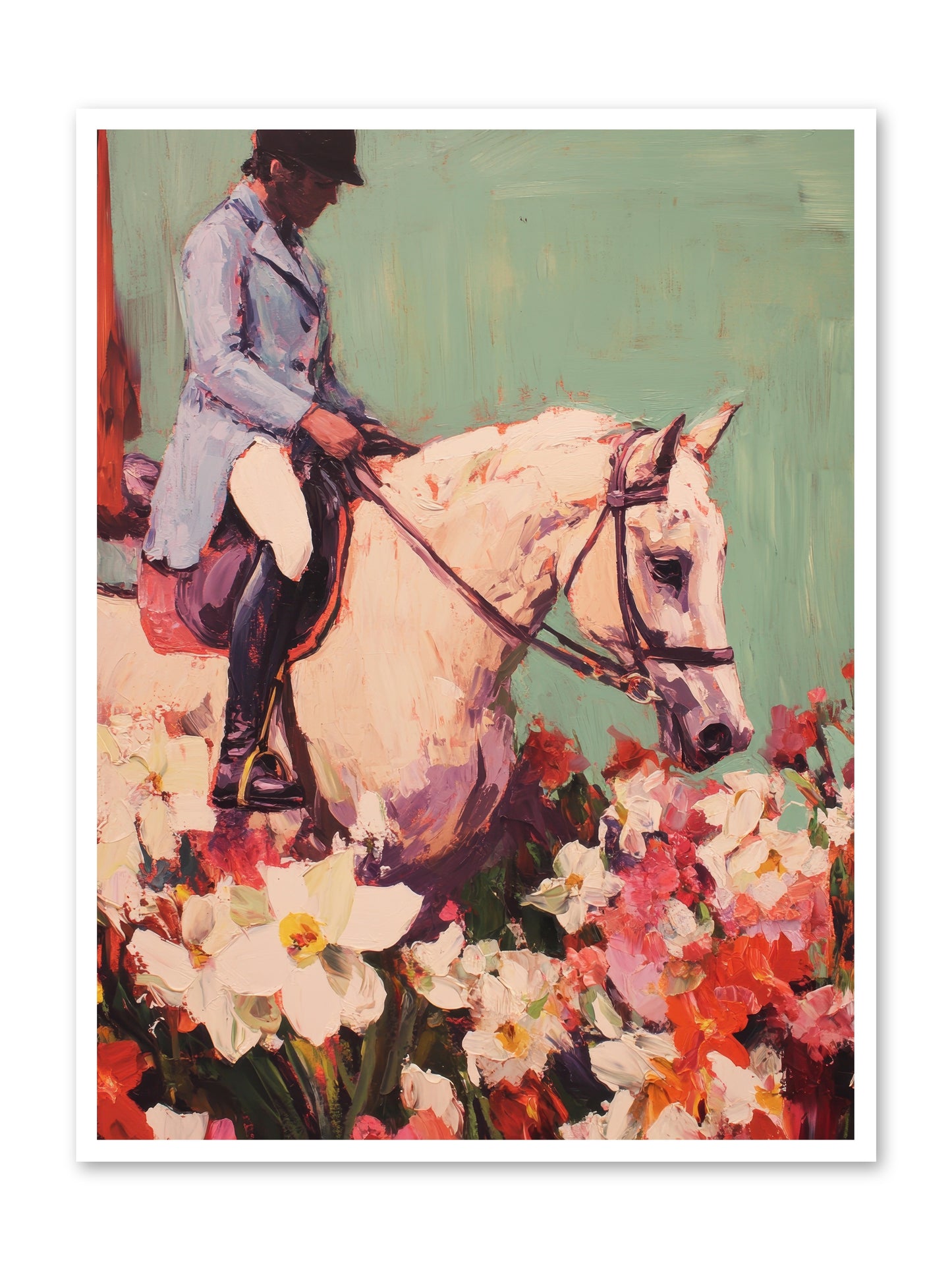 Graceful Biography -- Loose Canvas Print 36x48