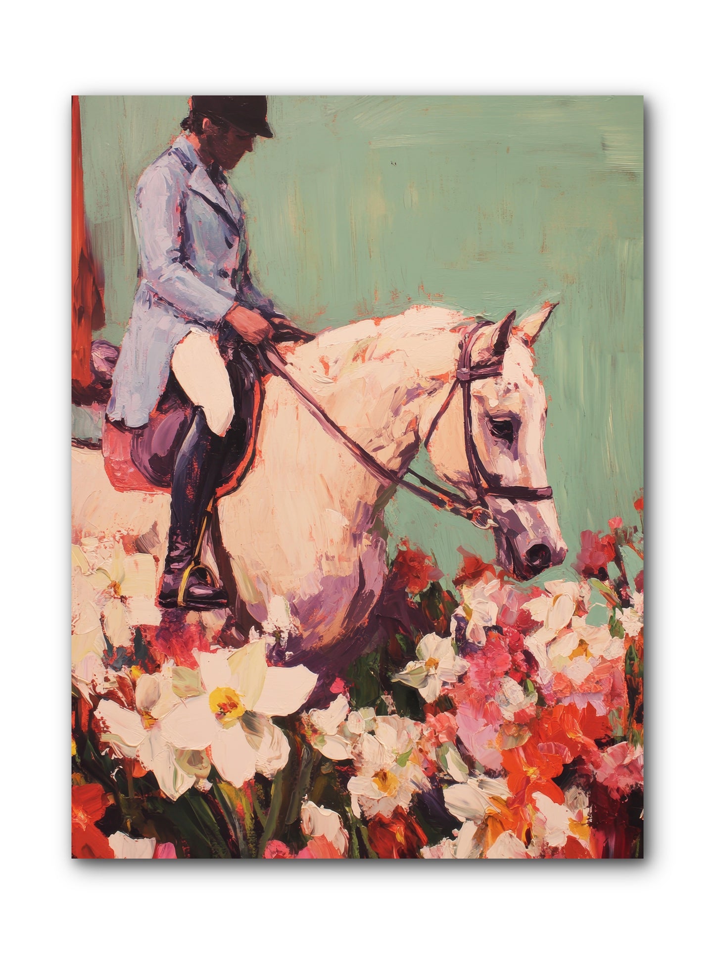 Graceful Biography -- Wrapped Canvas 9x12