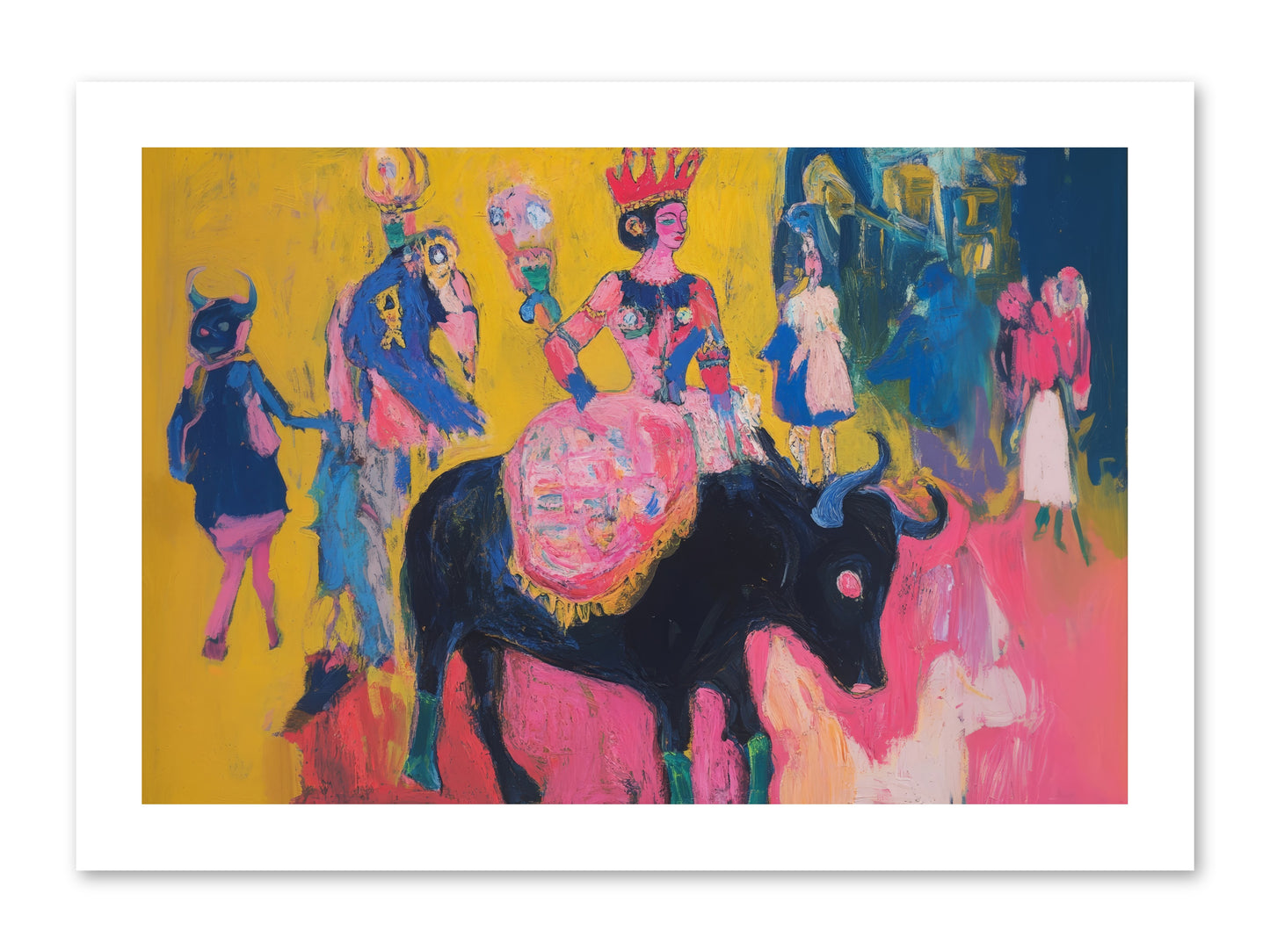 Grand Carnival Hour -- Paper Print 15x10