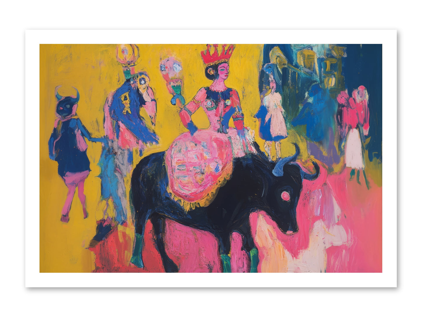 Grand Carnival Hour -- Paper Print 24x16