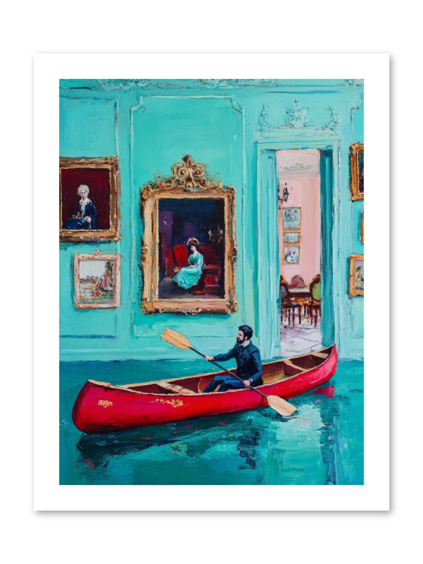 Grand Salon River Society-REZ2 -- Paper Print 12x16