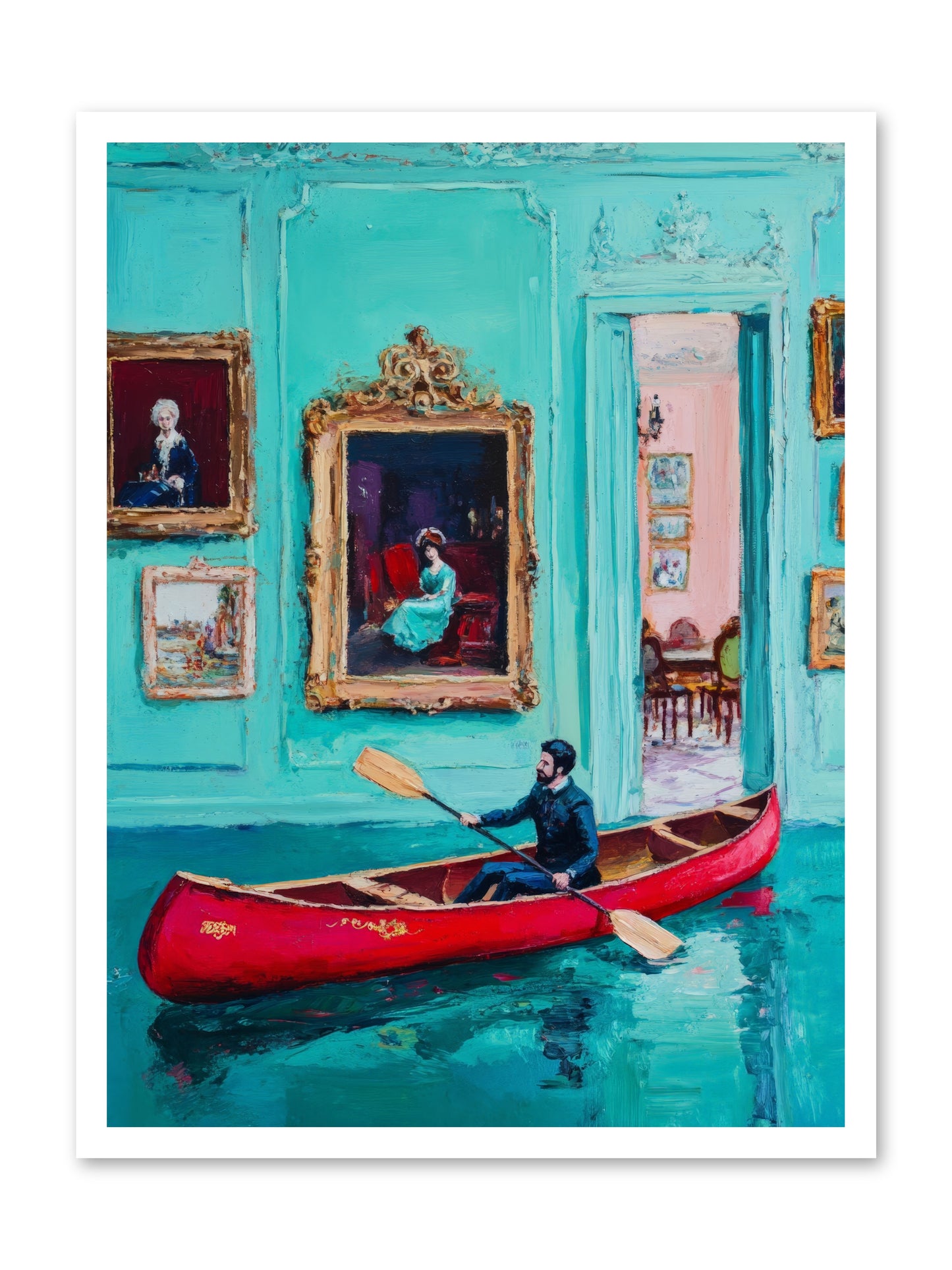 Grand Salon River Society-REZ2 -- Paper Print 24x32