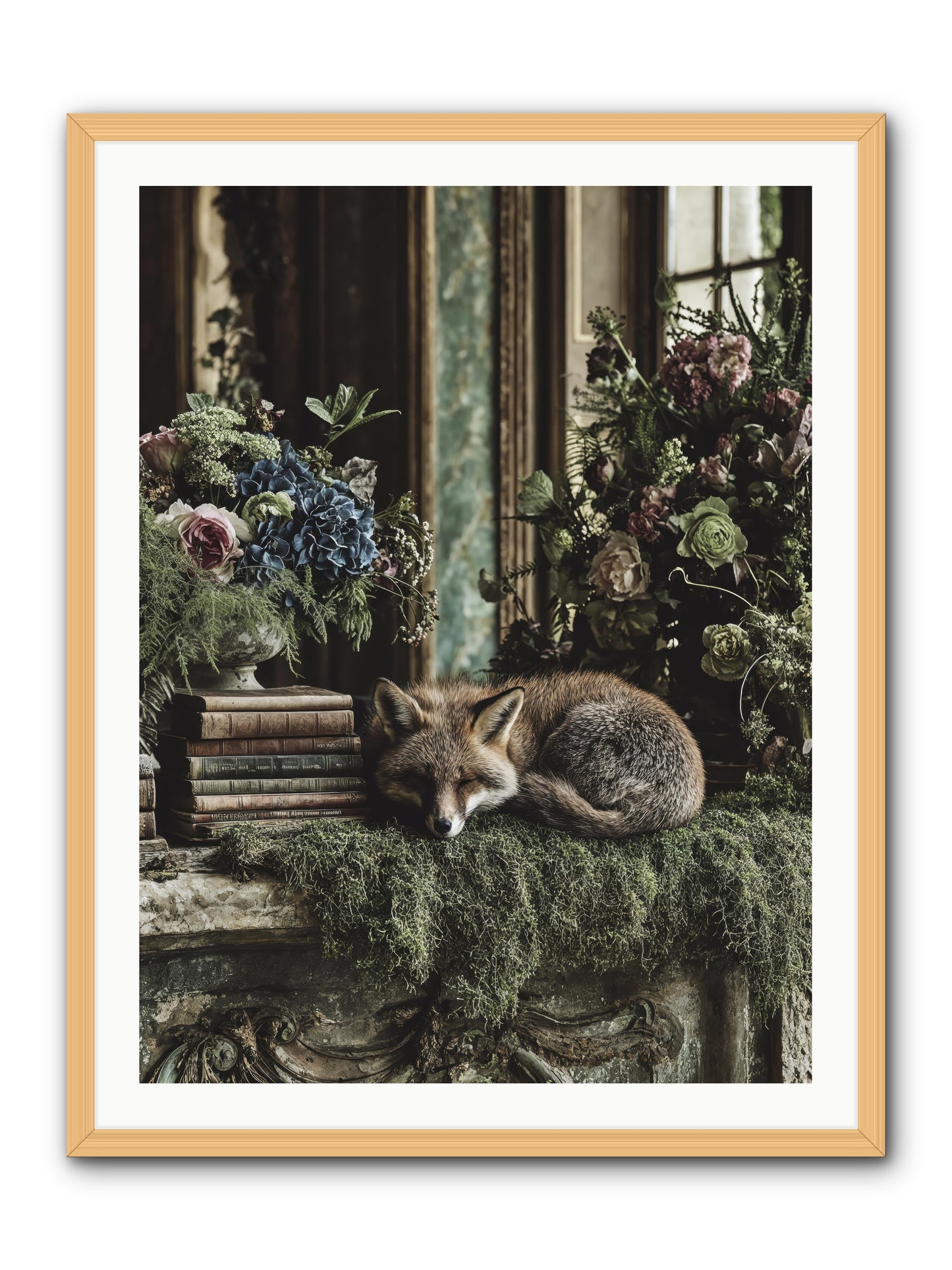 Grasshopper -- Framed Print - Natural 30x40
