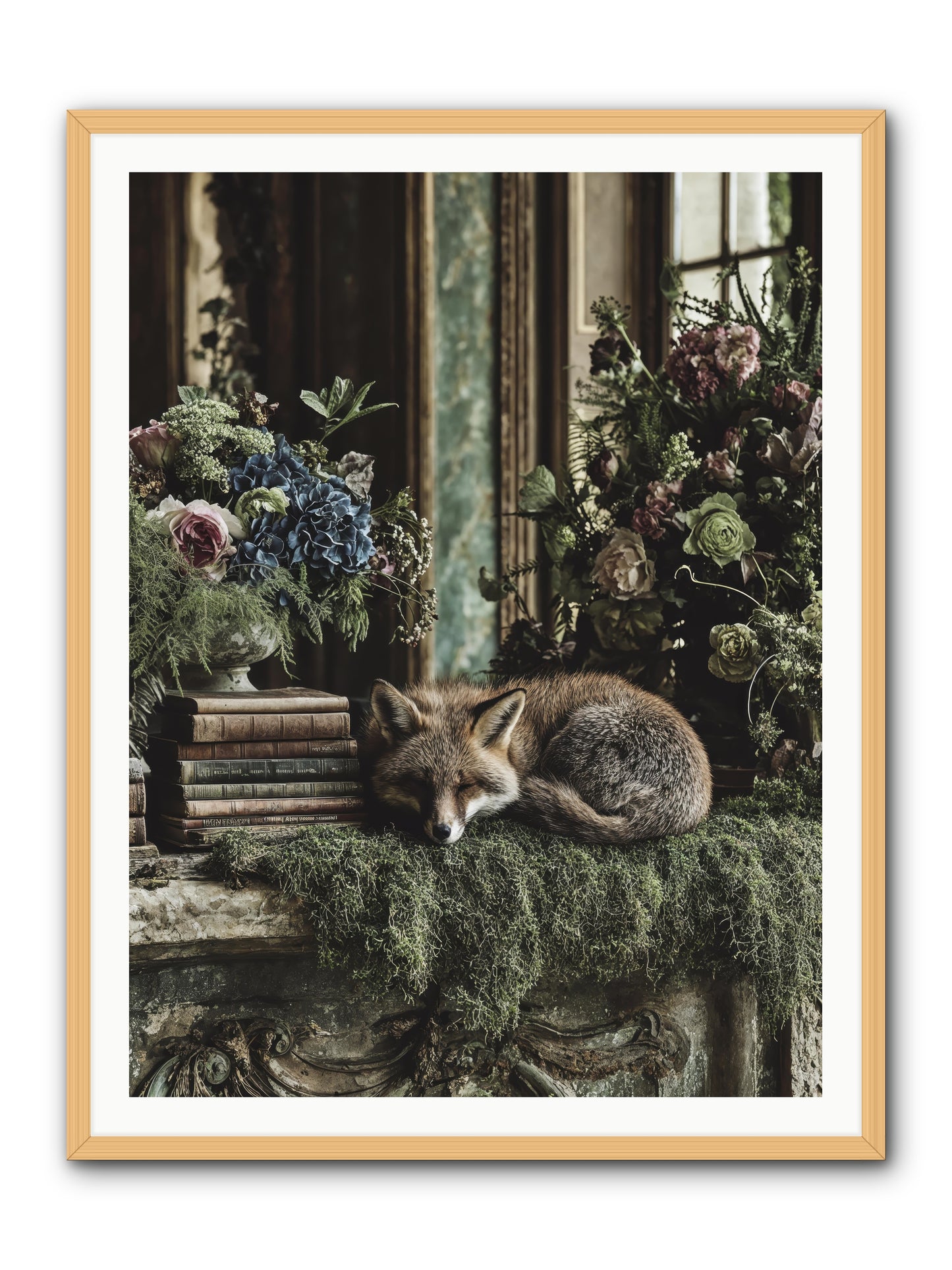 Grasshopper -- Framed Print - Natural 36x48