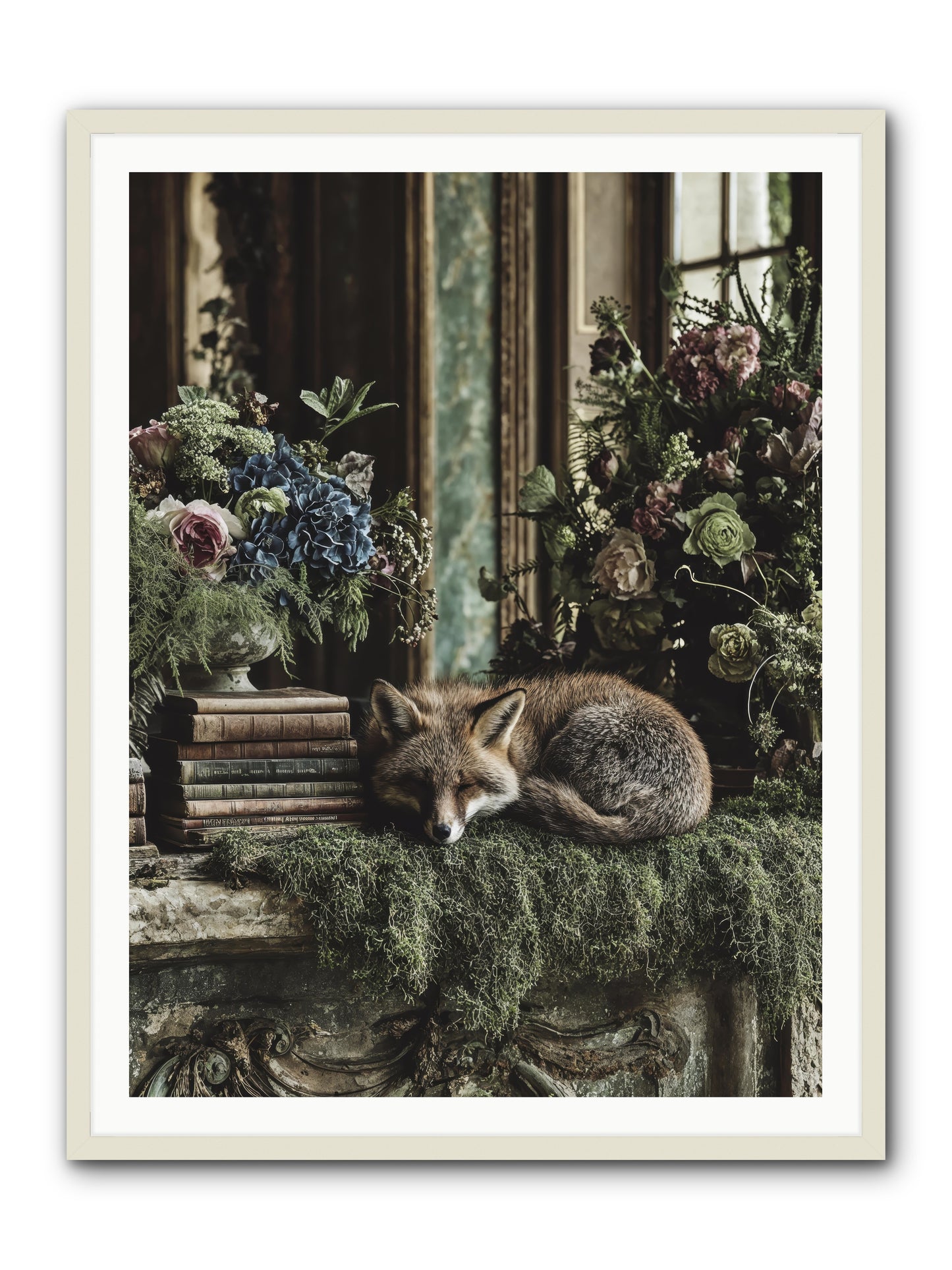 Grasshopper -- Framed Print - White 36x48