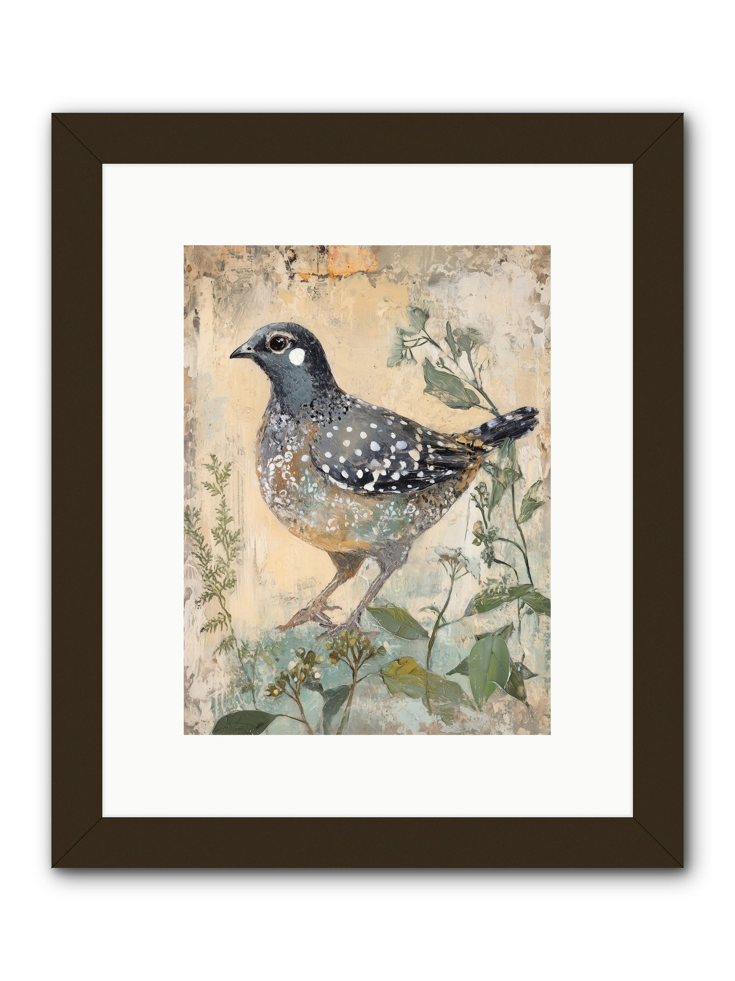 Grassland Jewel -- Framed Print - Black 9x12