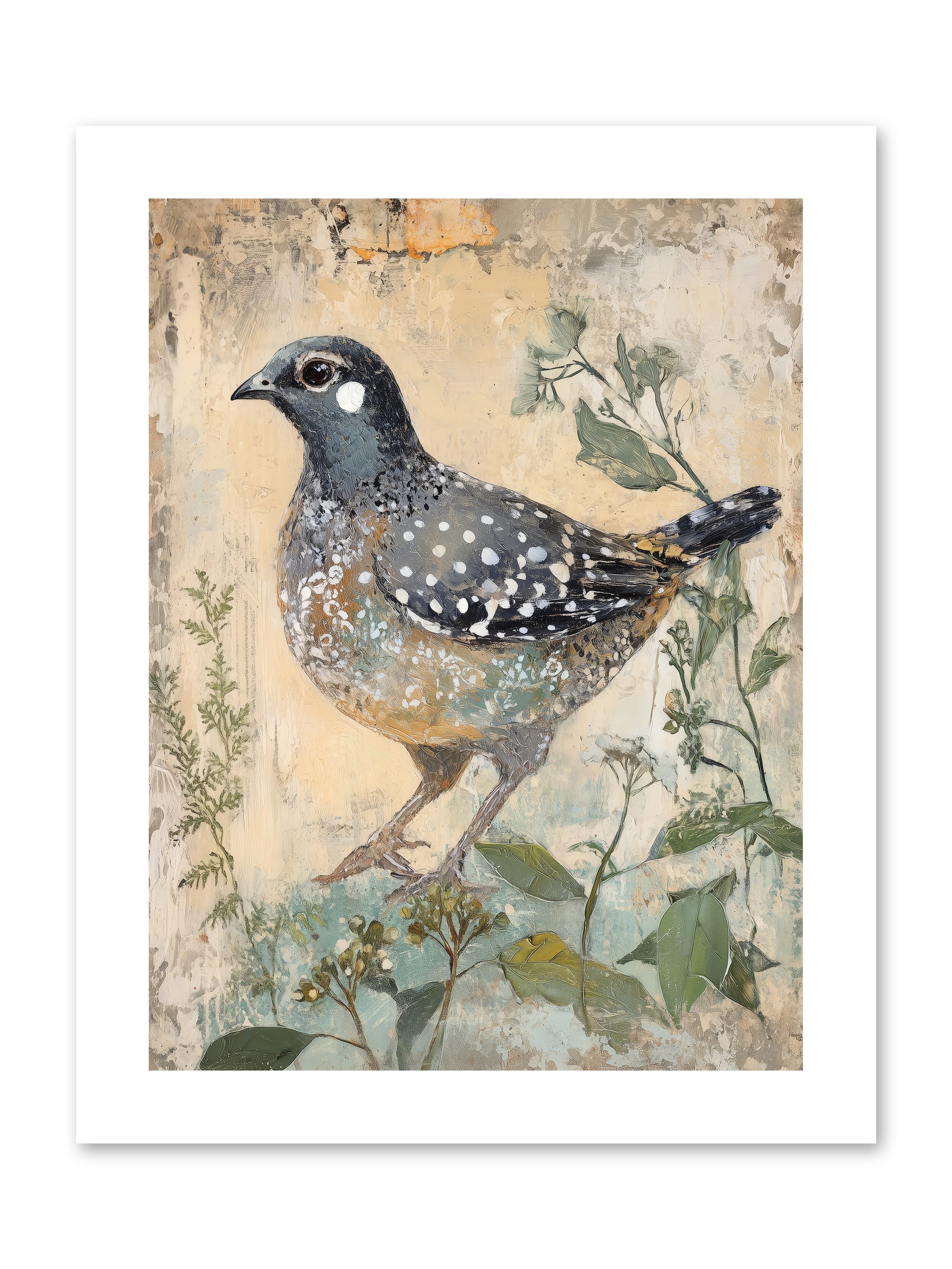 Grassland Jewel -- Paper Print 9x12