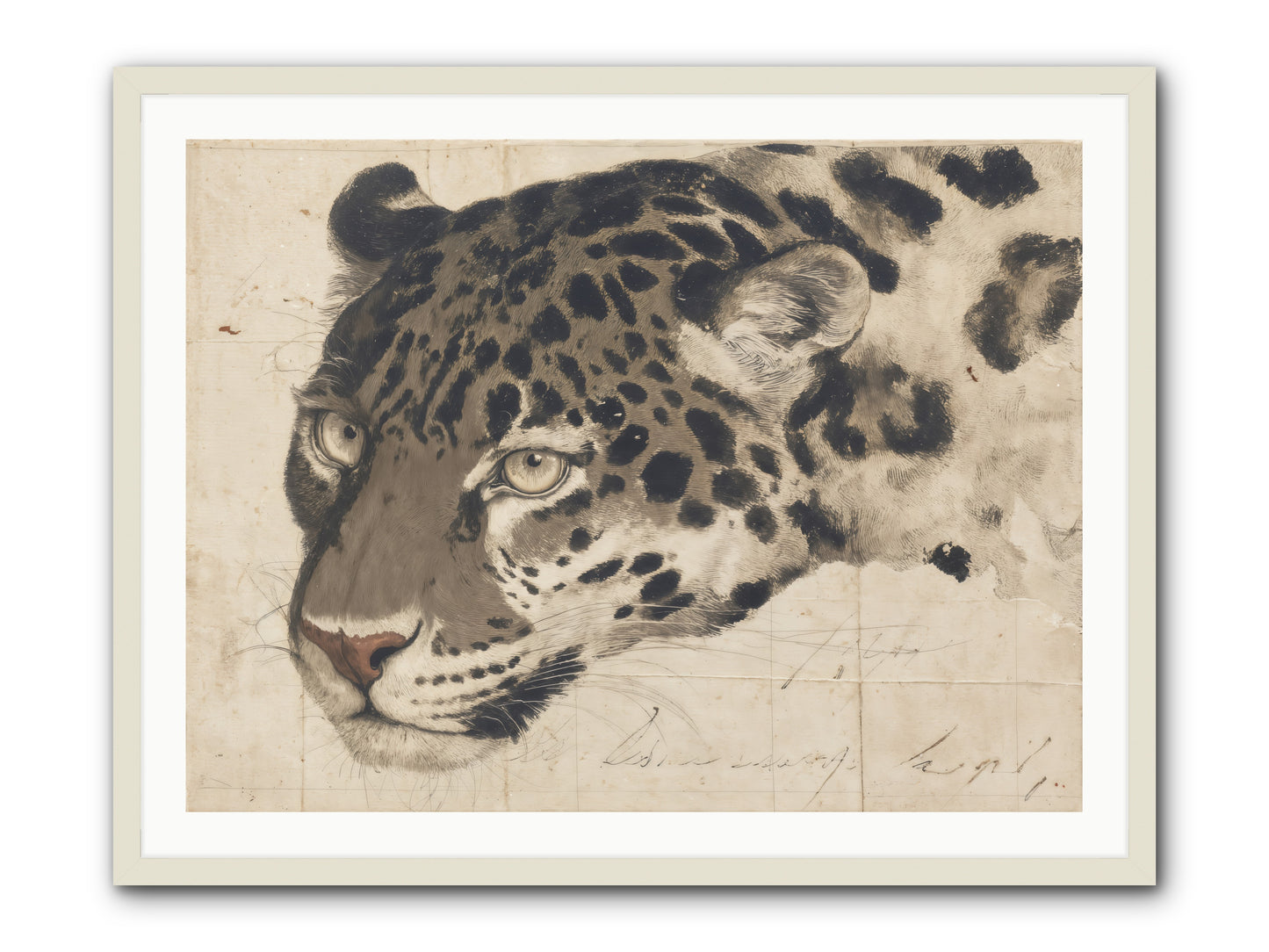 Greatness Abounds -- Framed Print - White 40x30